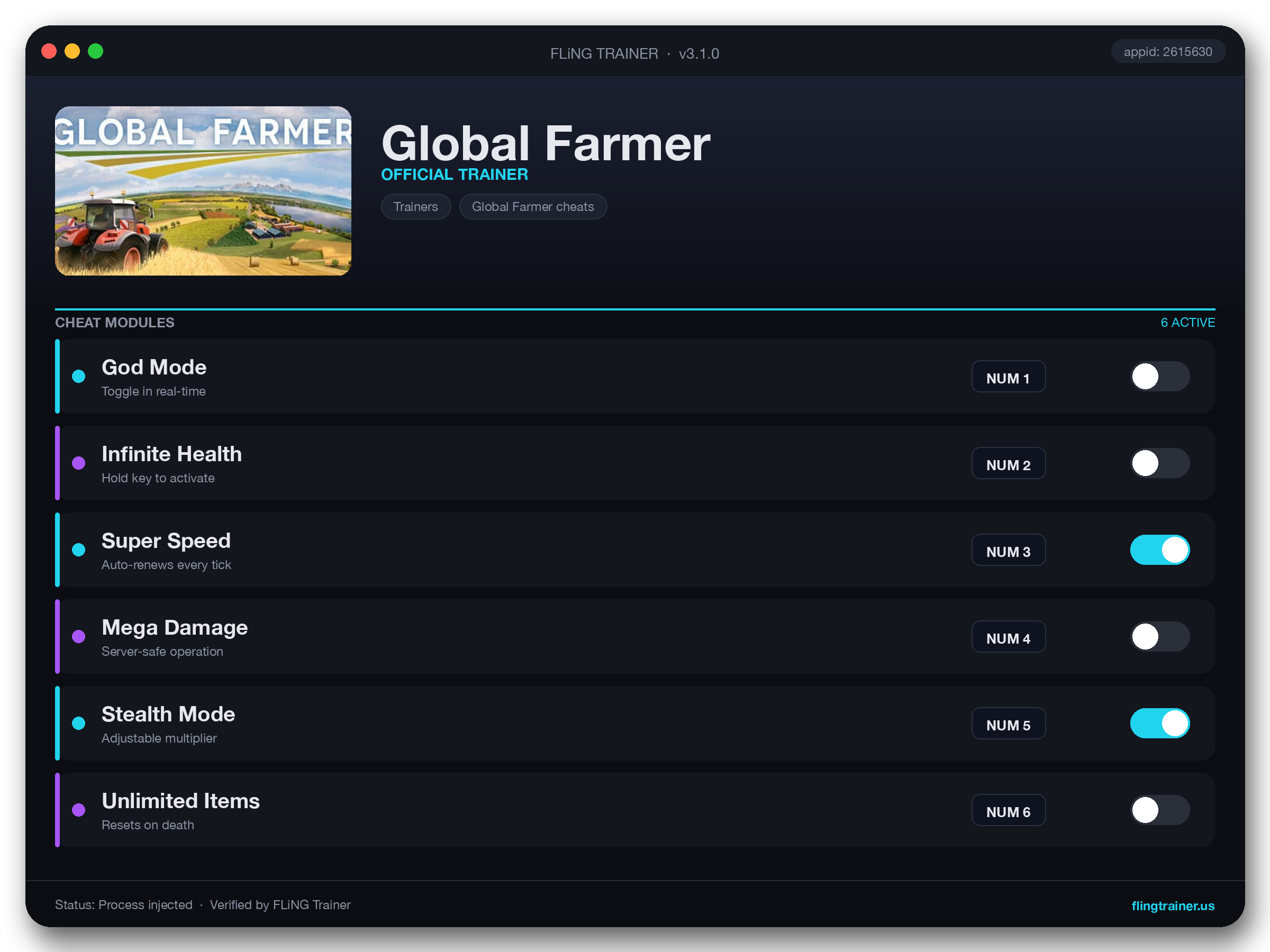 Global Farmer Trainer interface