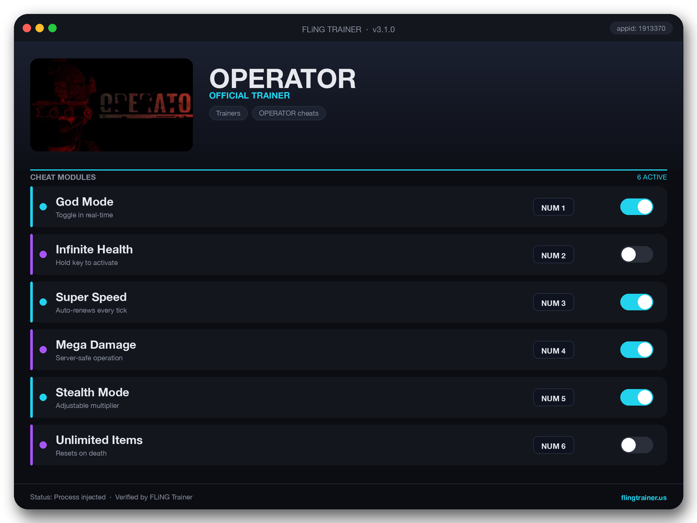 OPERATOR Trainer interface