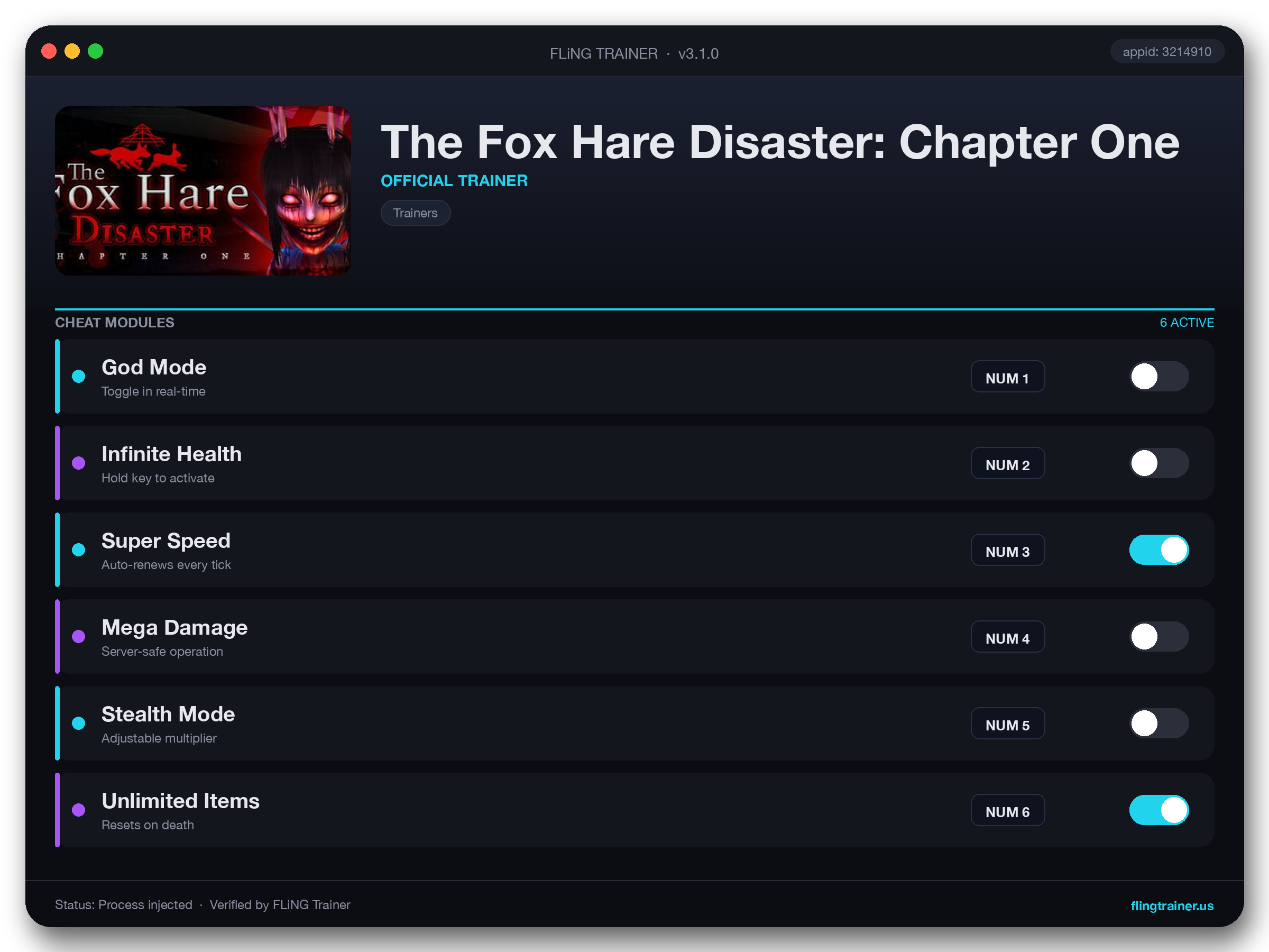 The Fox Hare Disaster: Chapter One Trainer interface