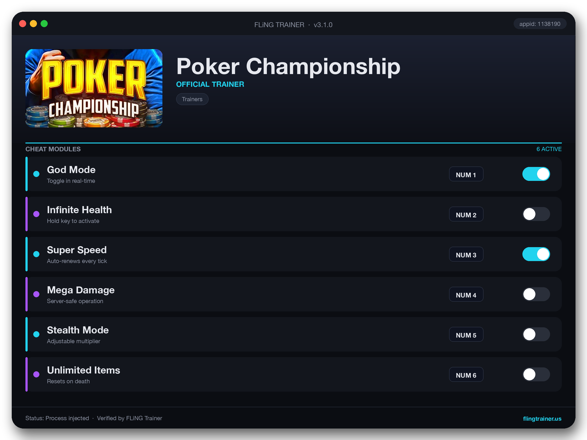 Poker Championship Trainer interface