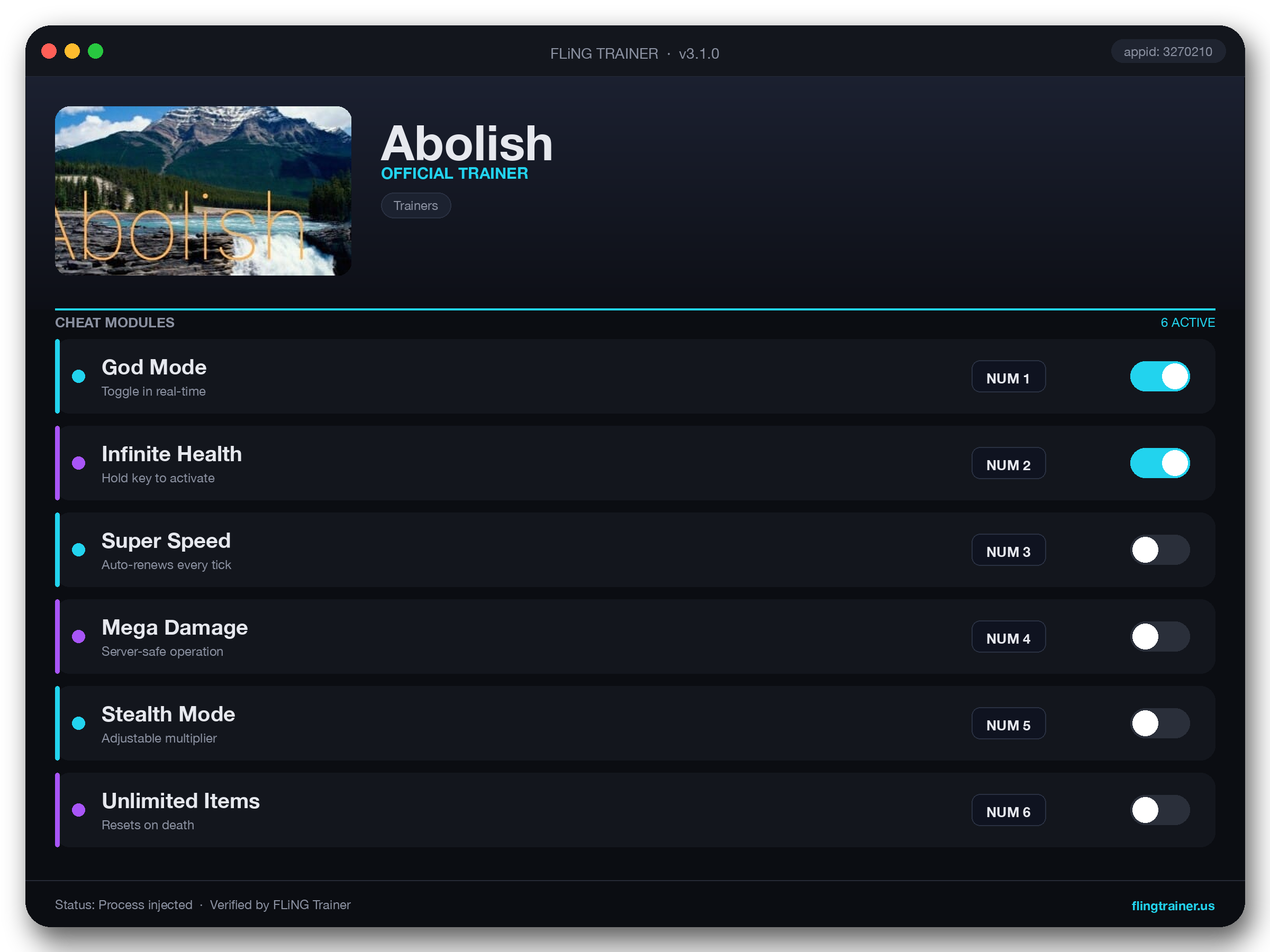 Abolish Trainer interface