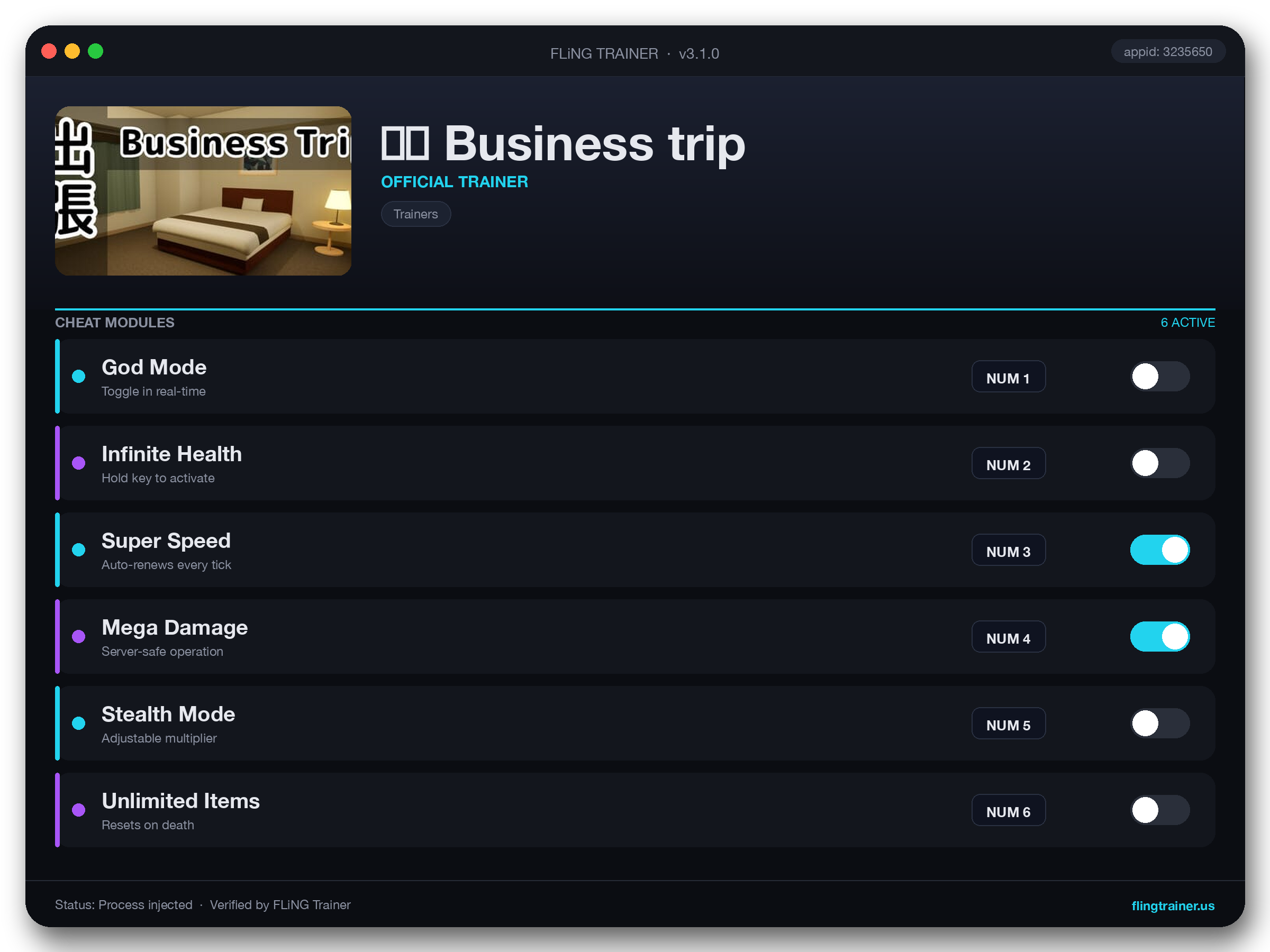 出張 Business trip Trainer interface