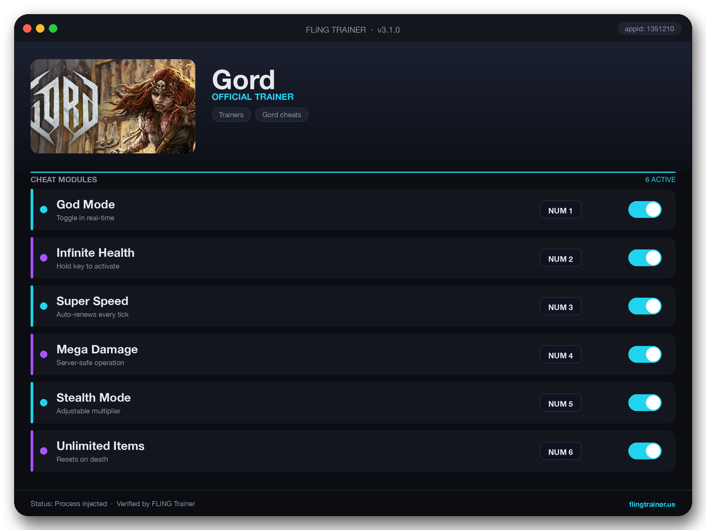 Gord Trainer interface
