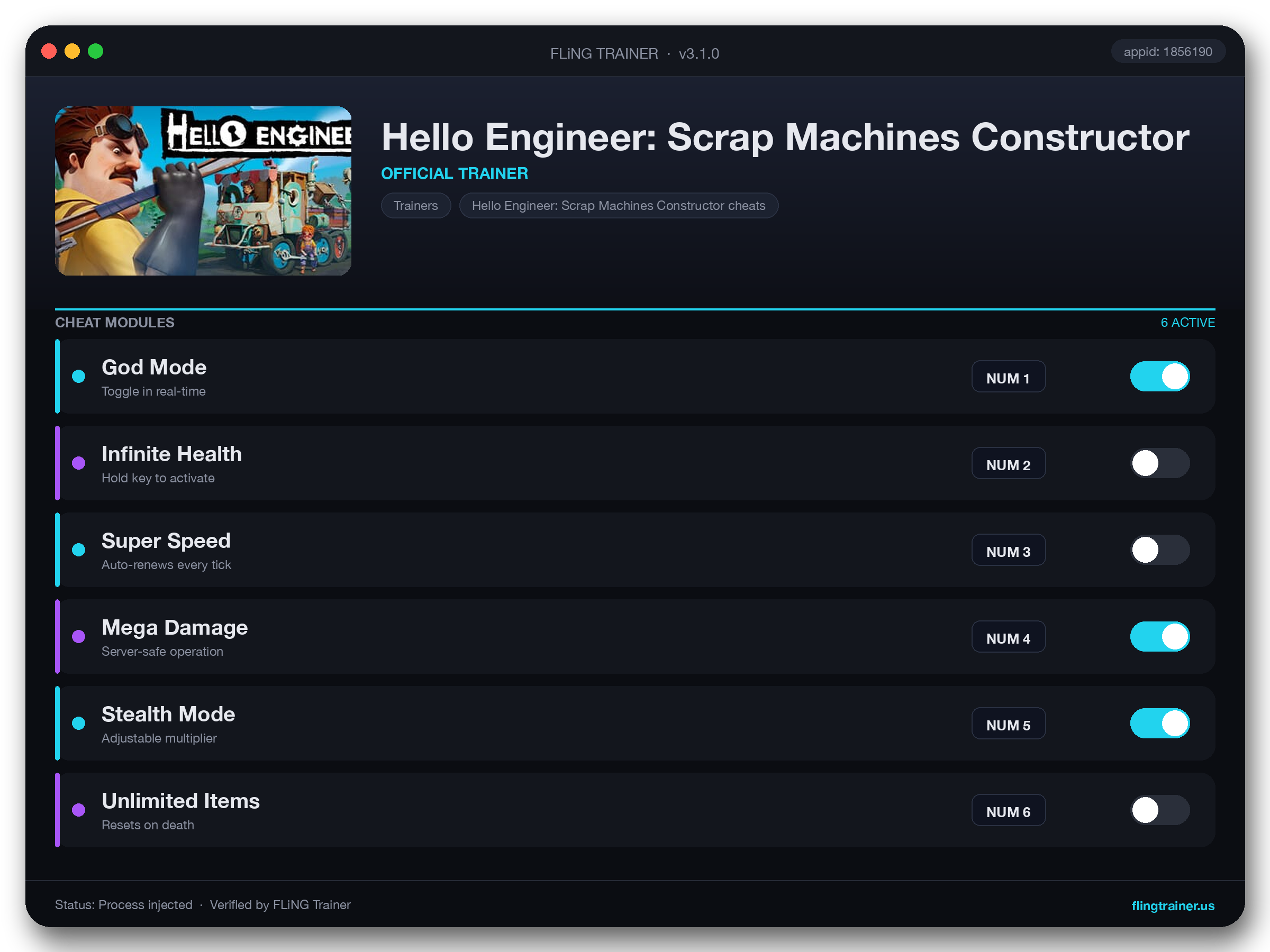 Hello Engineer: Scrap Machines Constructor Trainer interface