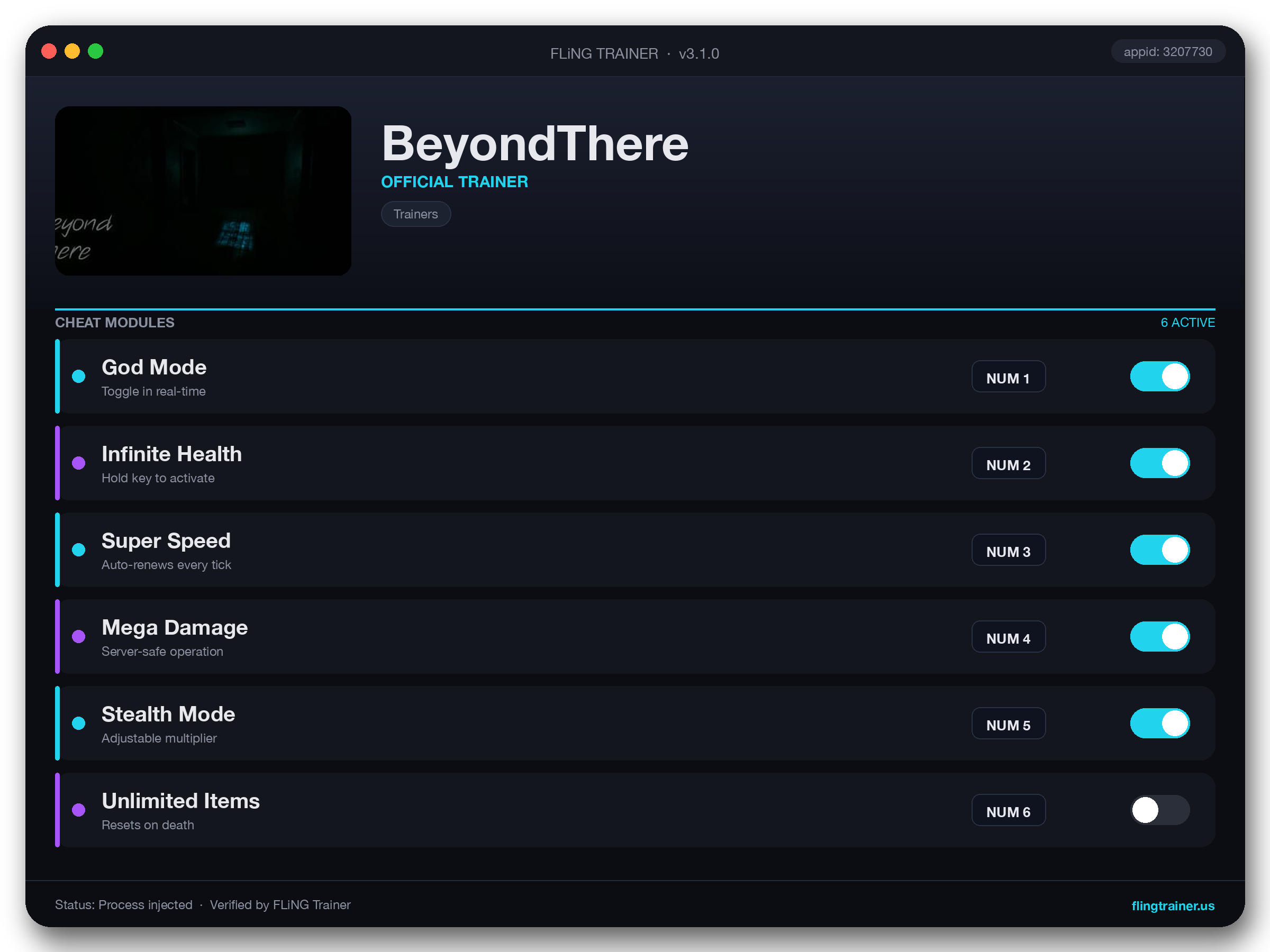 BeyondThere Trainer interface