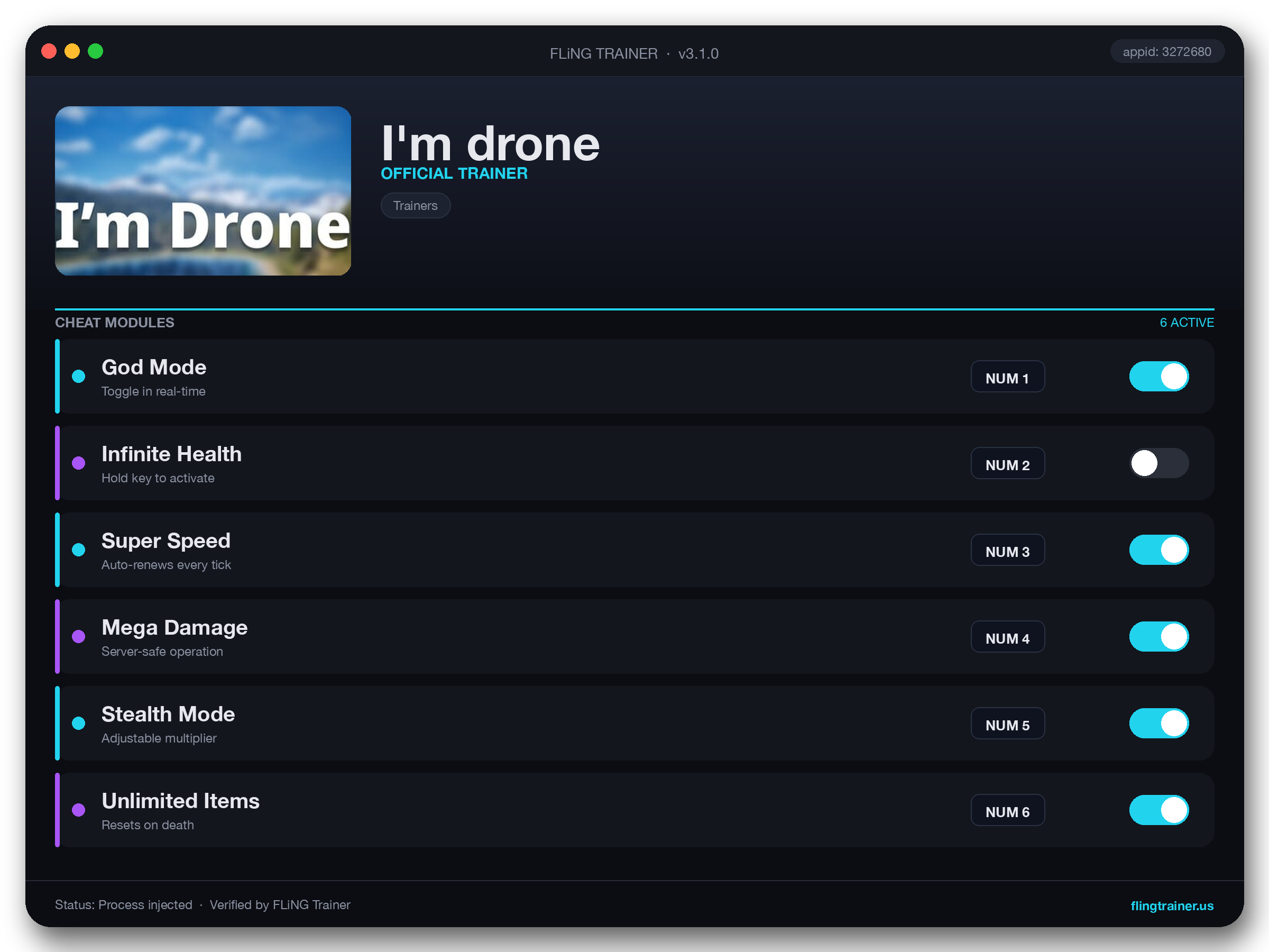 I'm drone Trainer interface