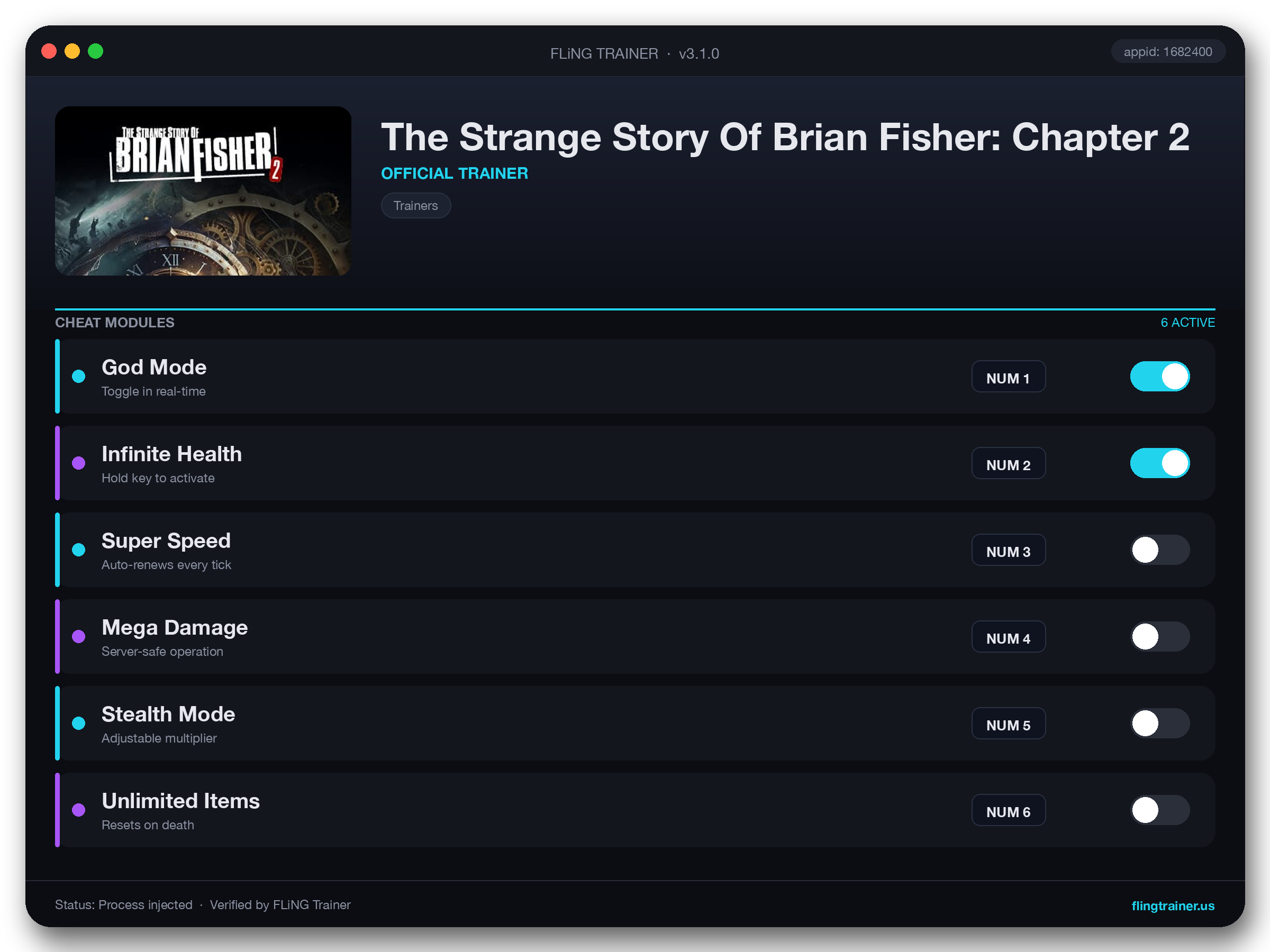 The Strange Story Of Brian Fisher: Chapter 2 Trainer interface