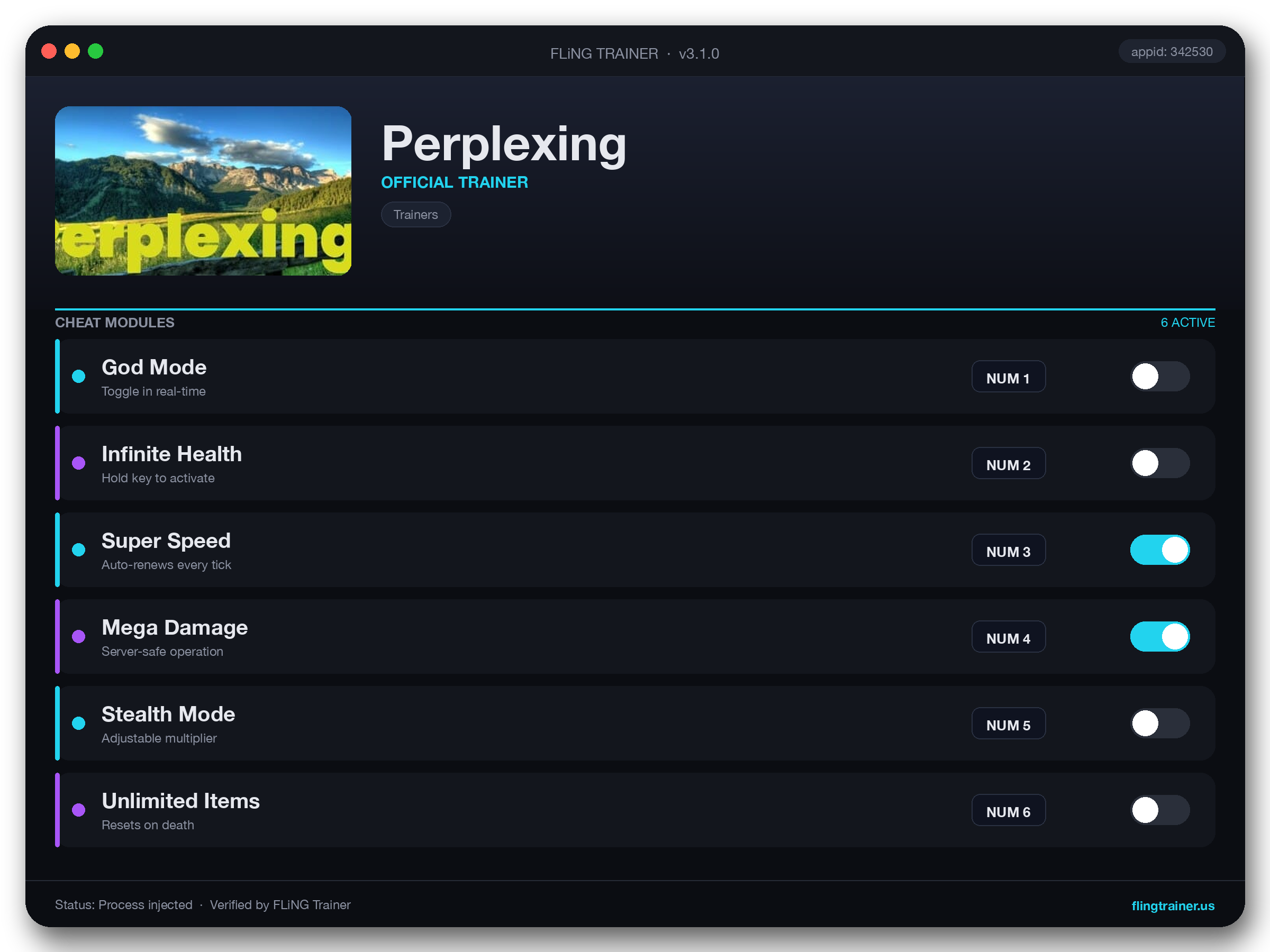 Perplexing Trainer interface