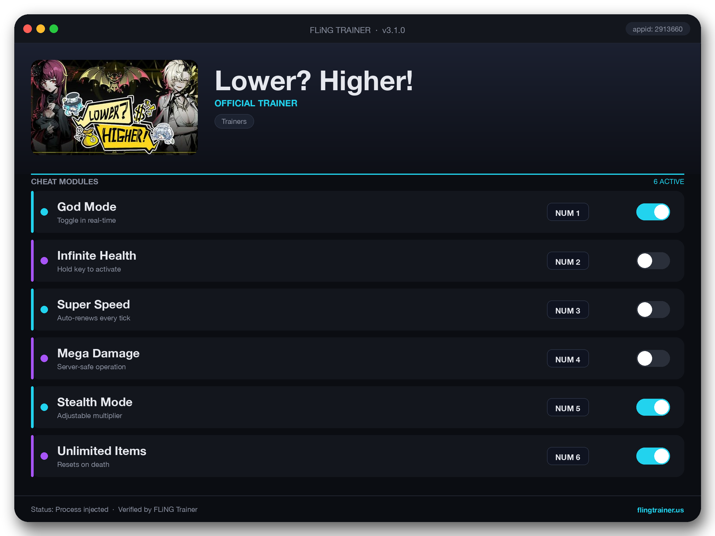 Lower? Higher! Trainer interface