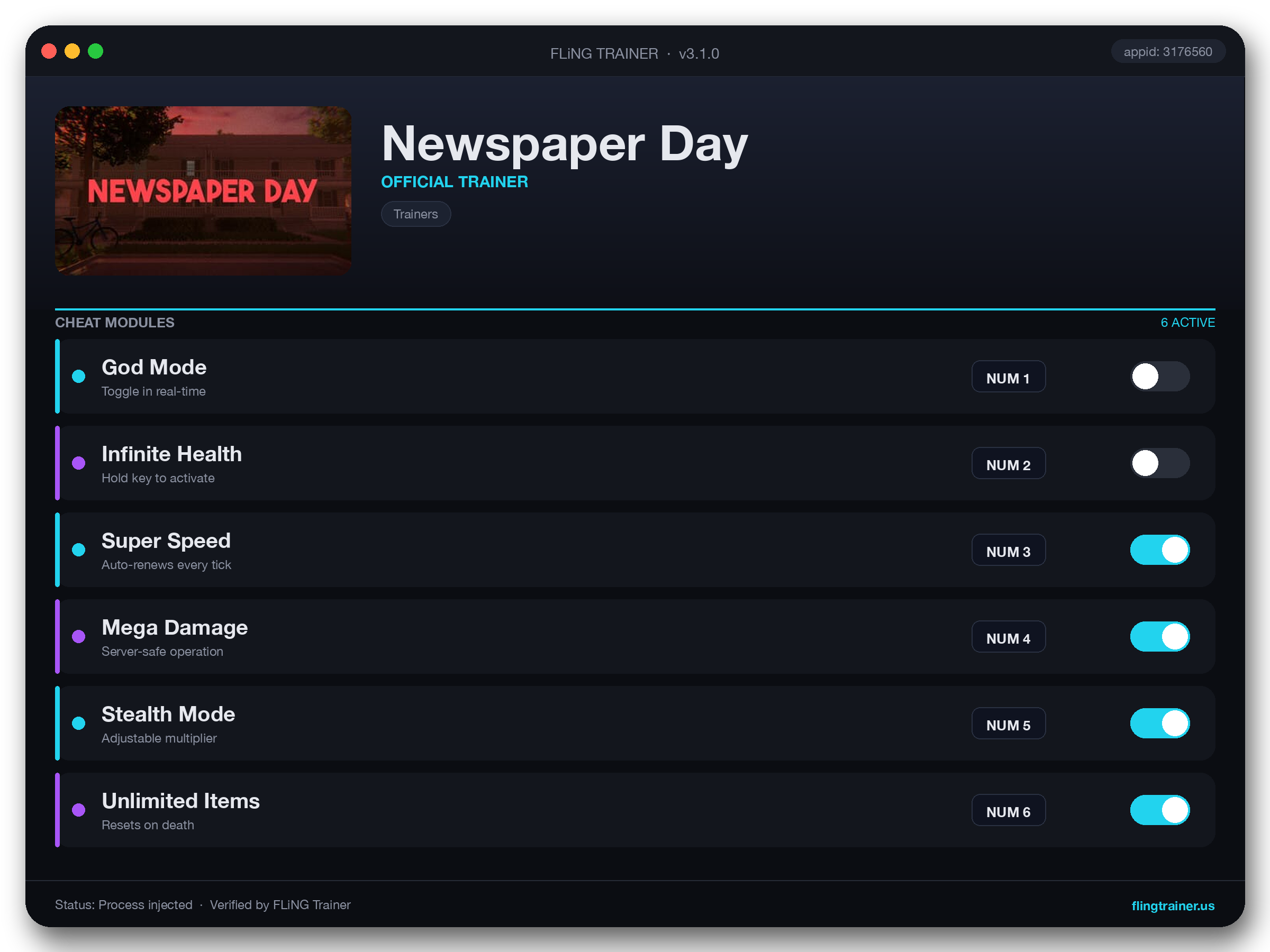 Newspaper Day Trainer interface