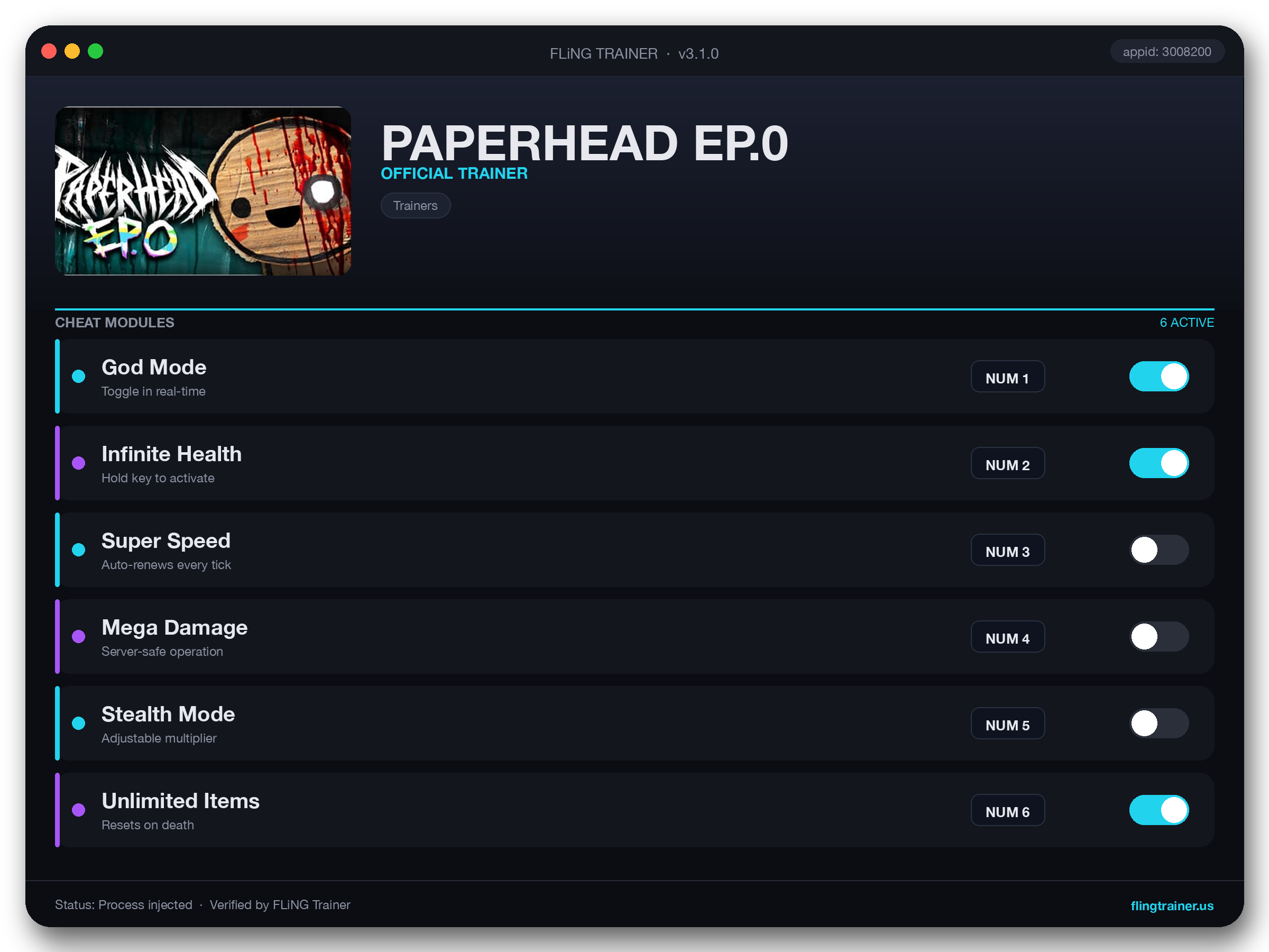 PAPERHEAD EP.0 Trainer interface