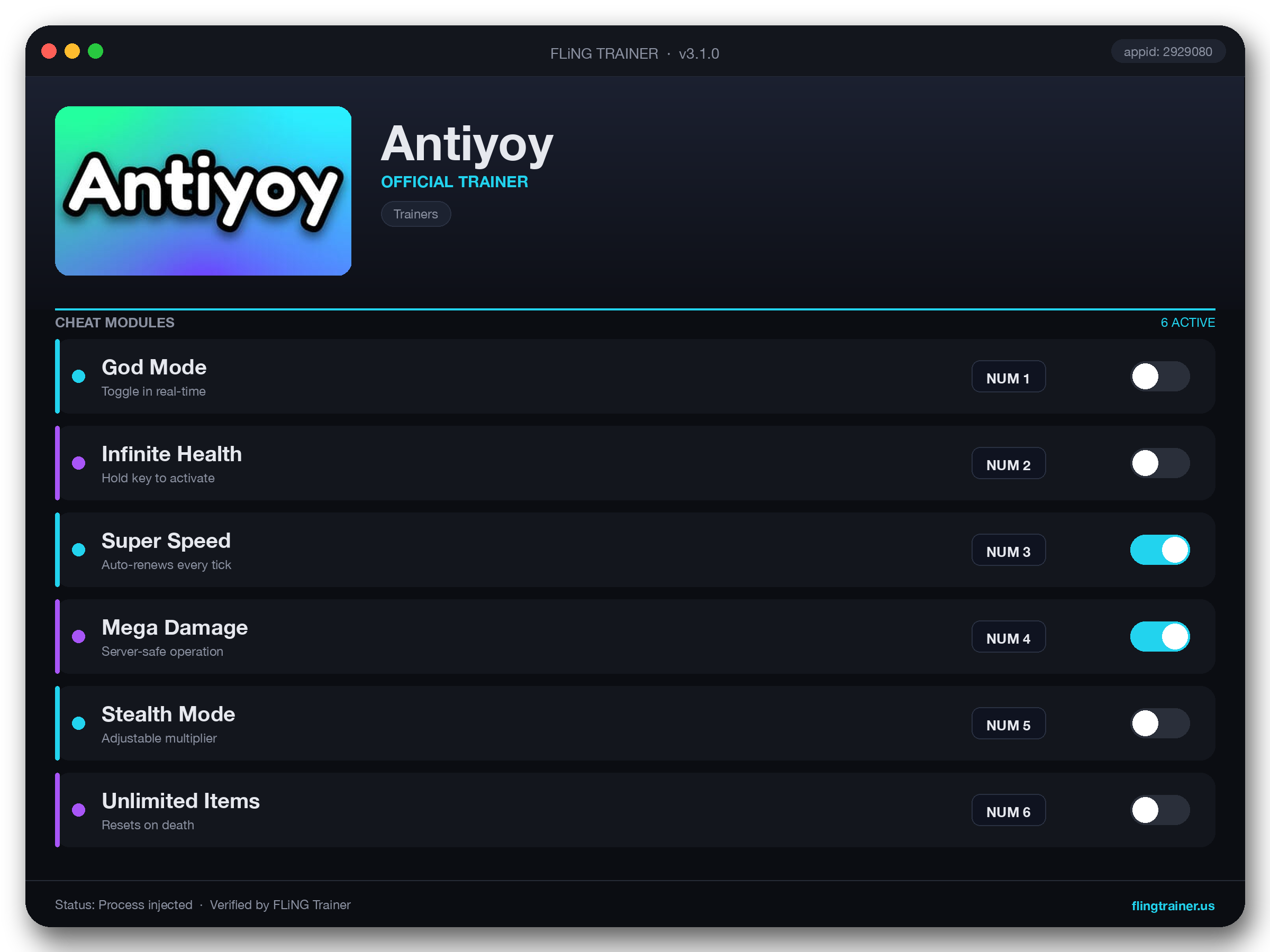 Antiyoy Trainer interface