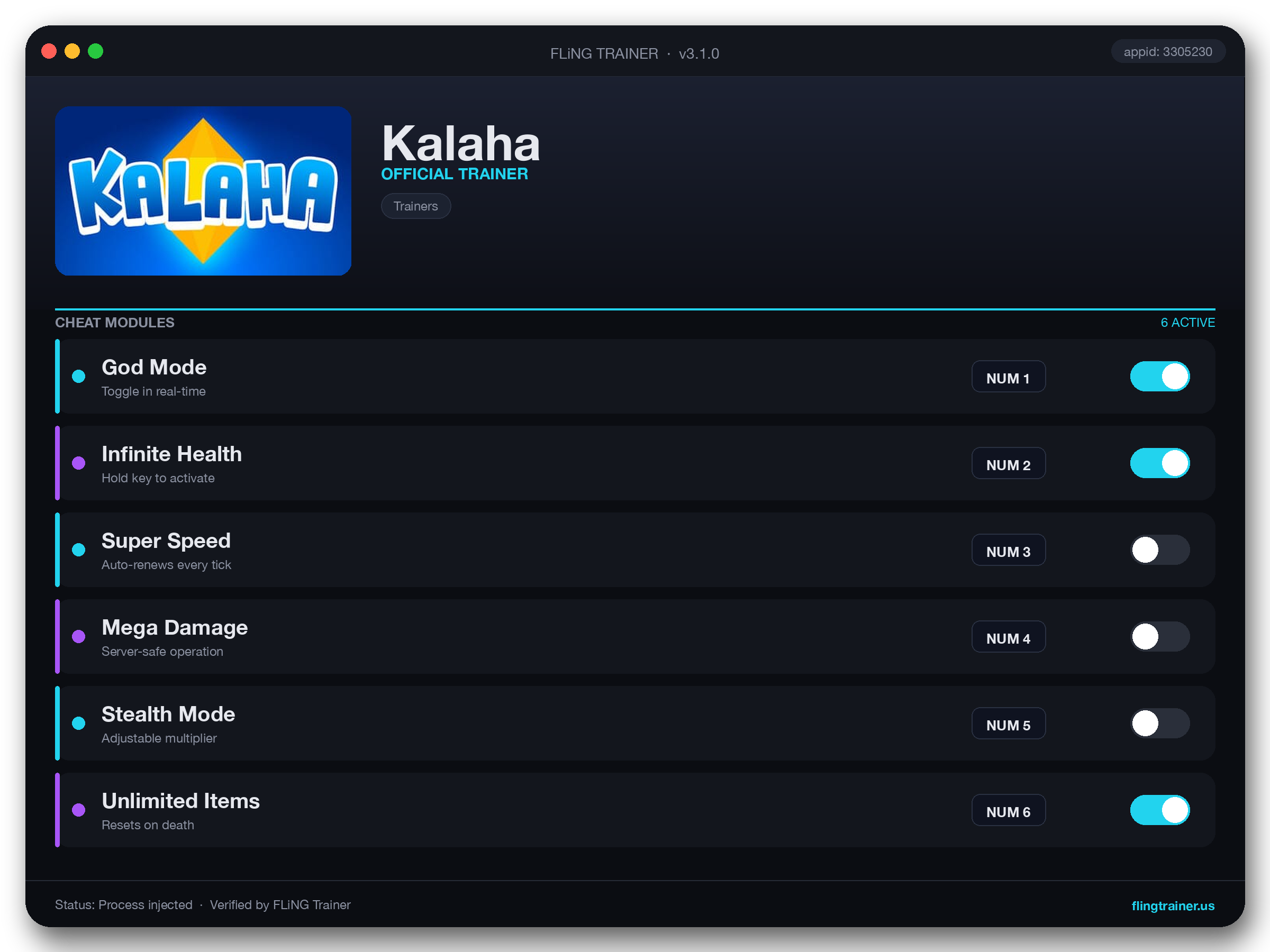 Kalaha Trainer interface