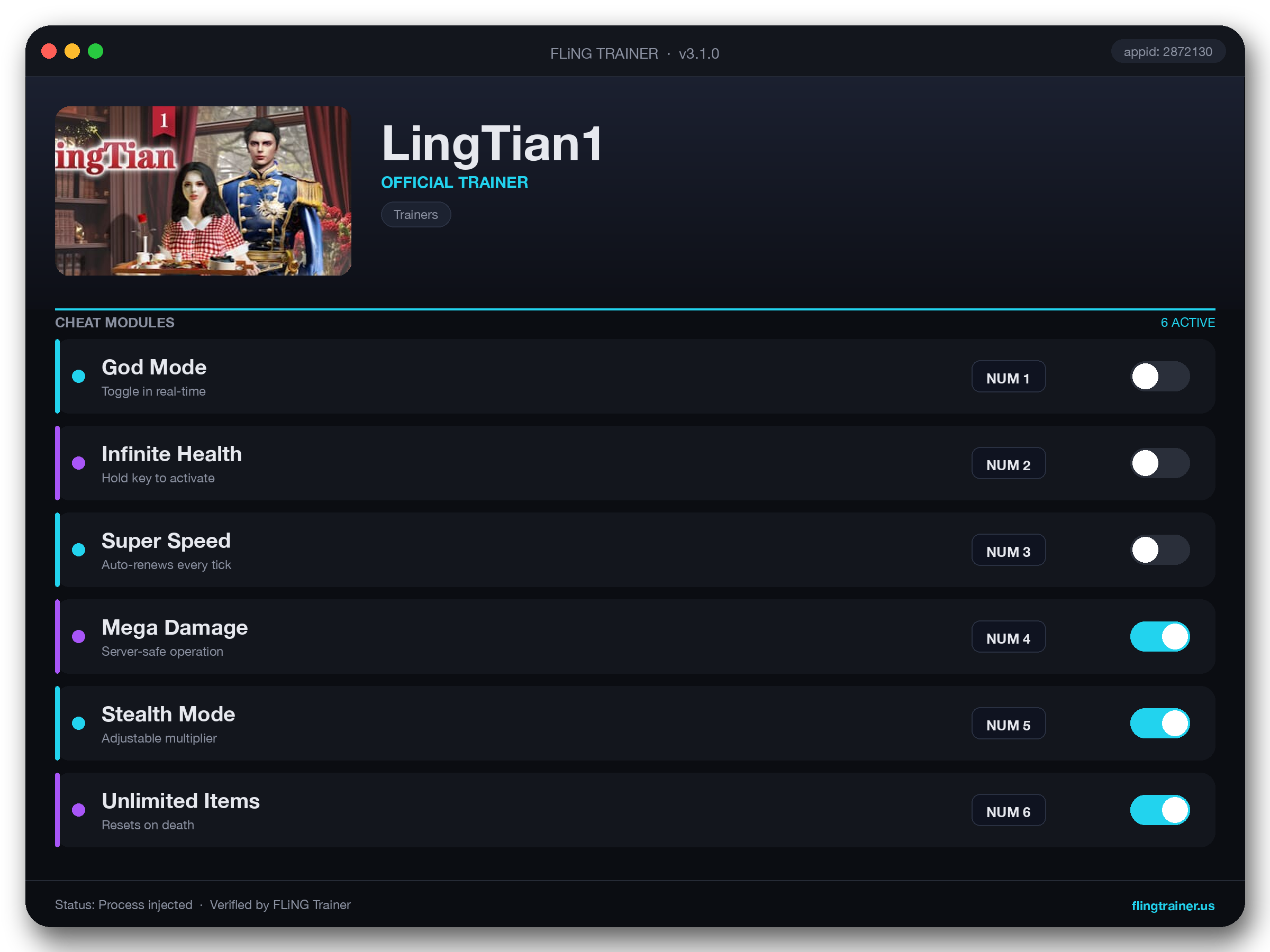 LingTian1 Trainer interface