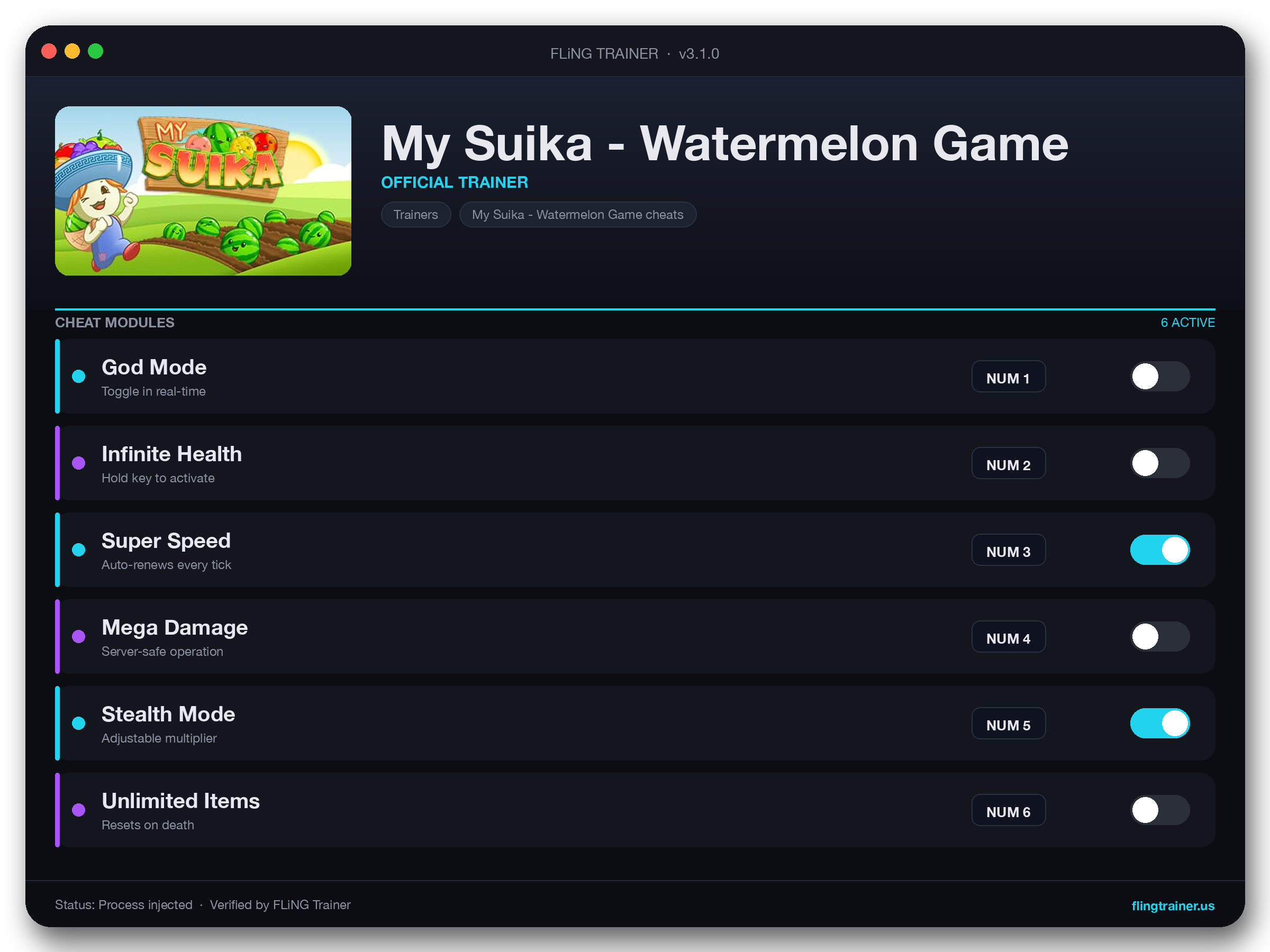 My Suika - Watermelon Game Trainer interface