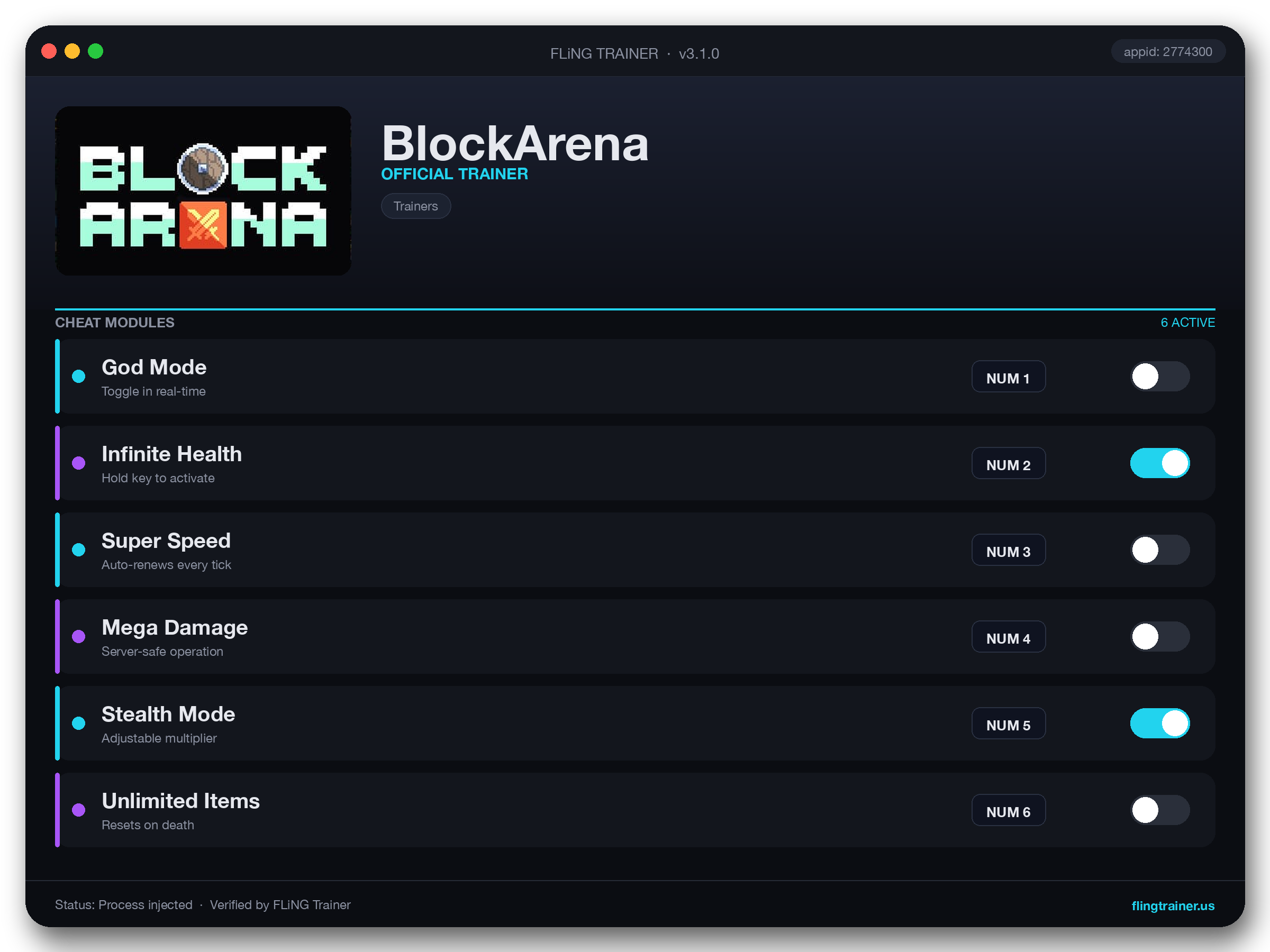 BlockArena Trainer interface