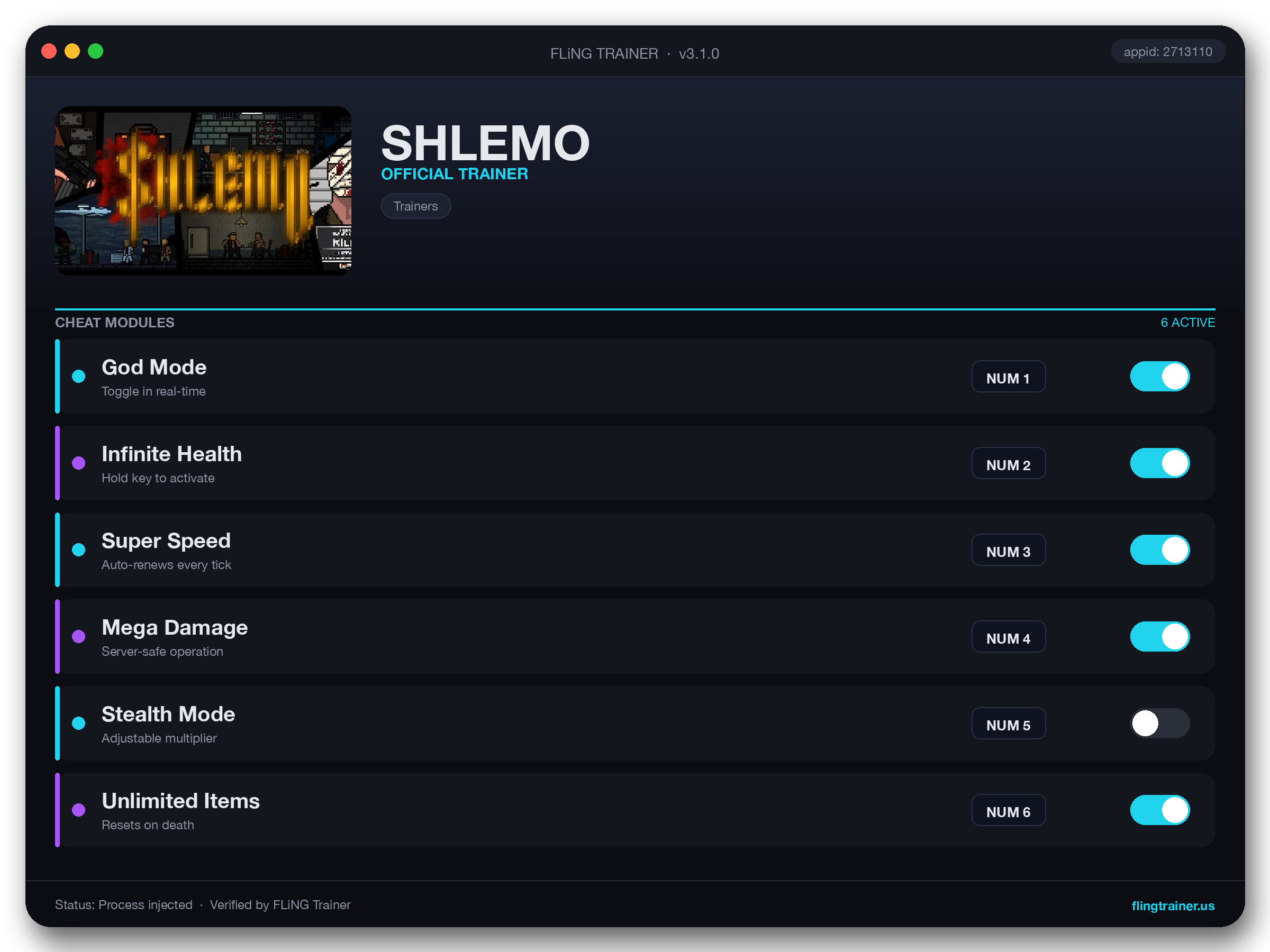 SHLEMO Trainer interface