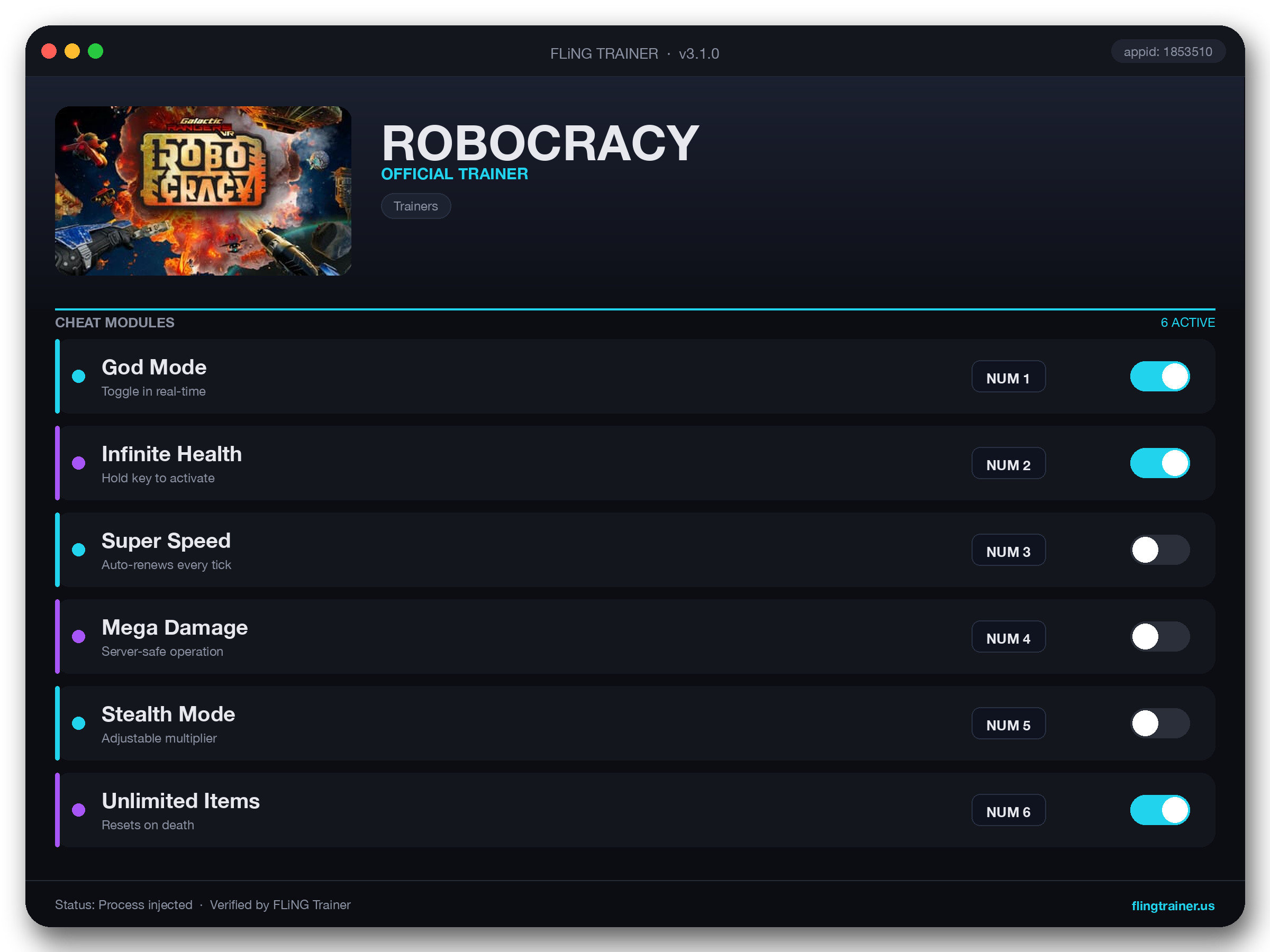 ROBOCRACY Trainer interface