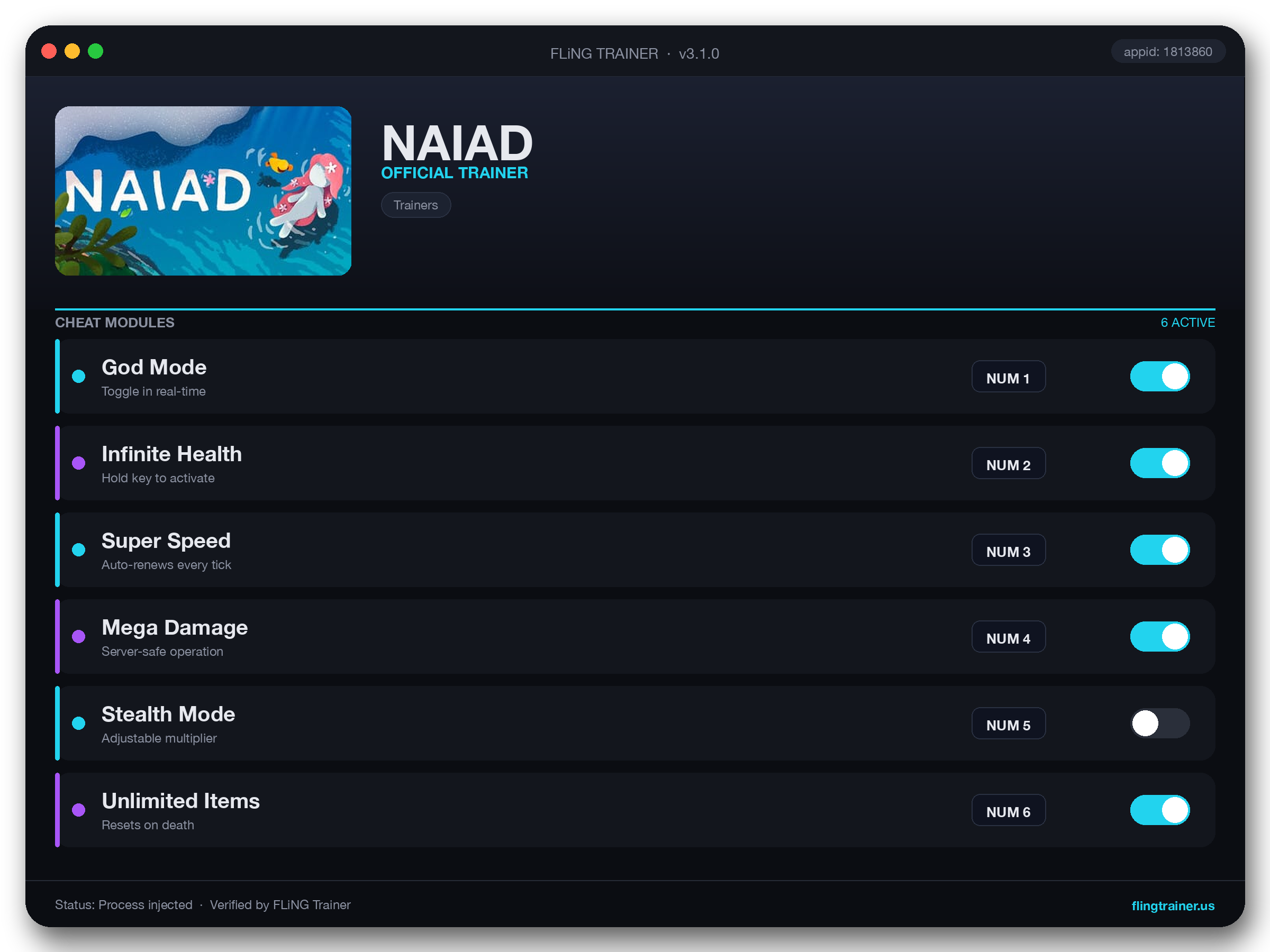 NAIAD Trainer interface
