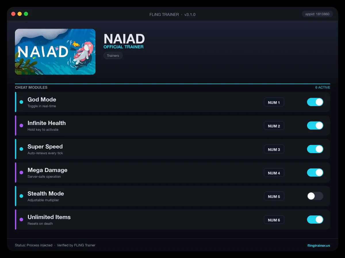 NAIAD Trainer interface