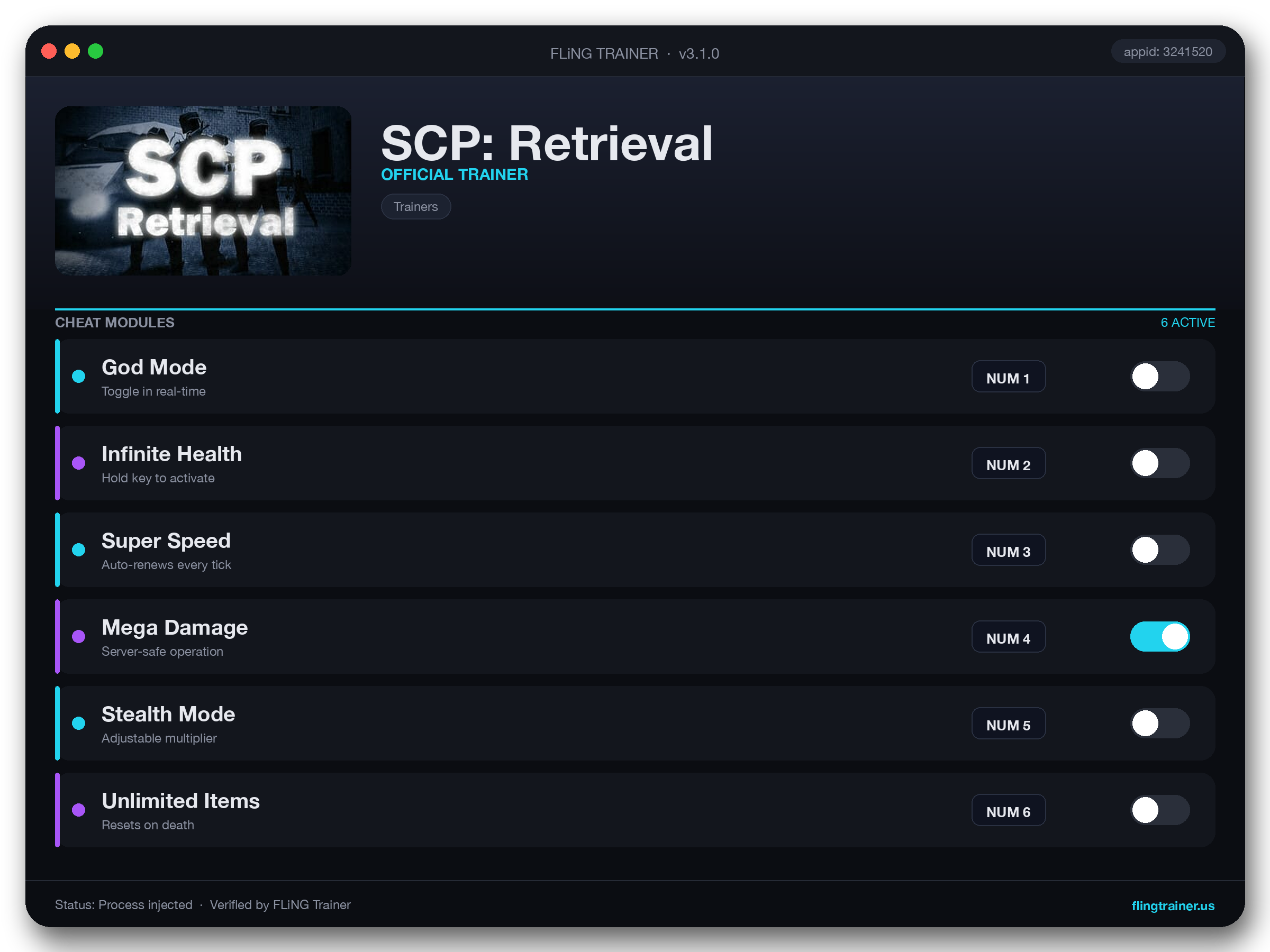 SCP: Retrieval Trainer interface