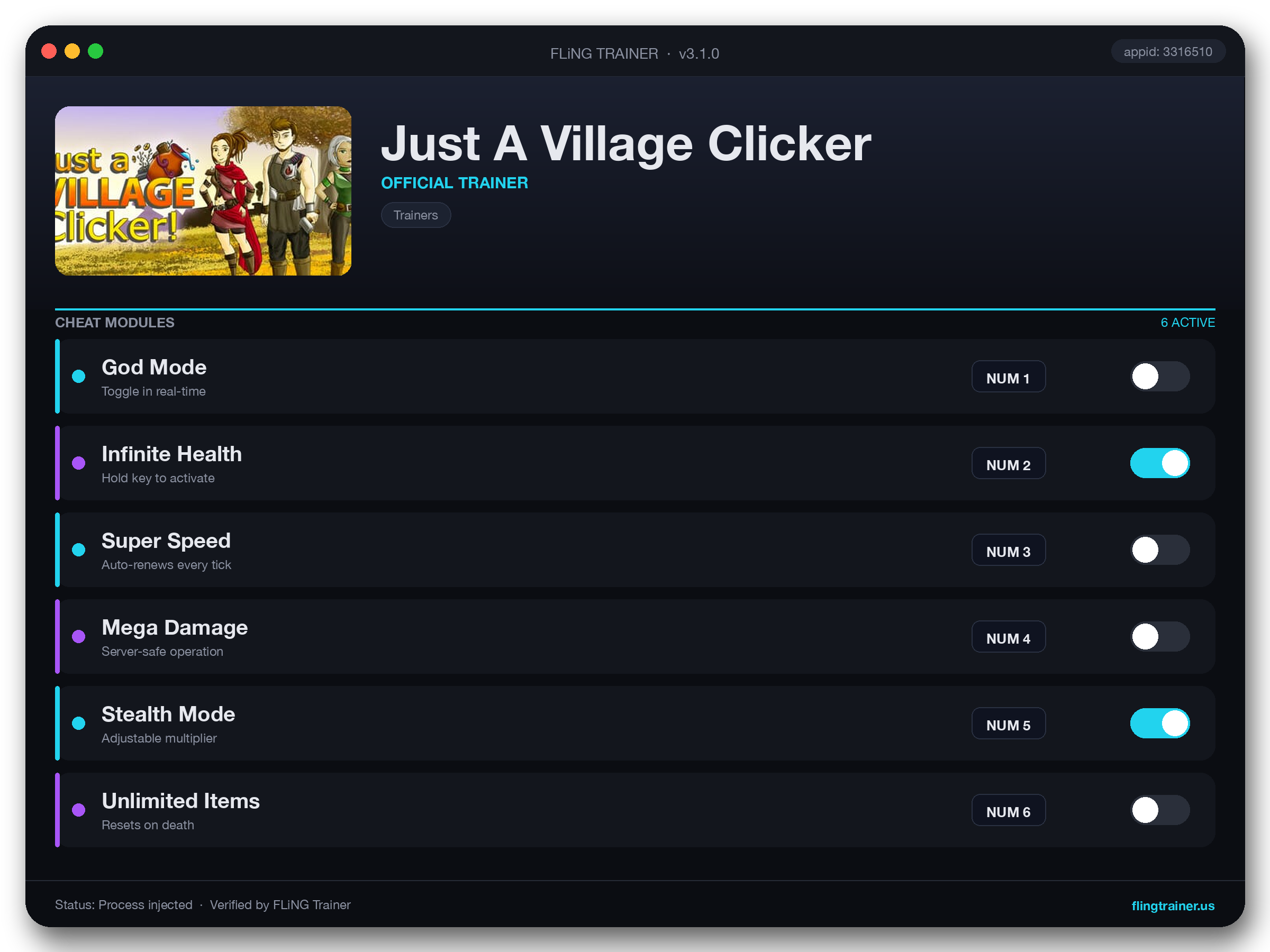 Just A Village Clicker Trainer interface