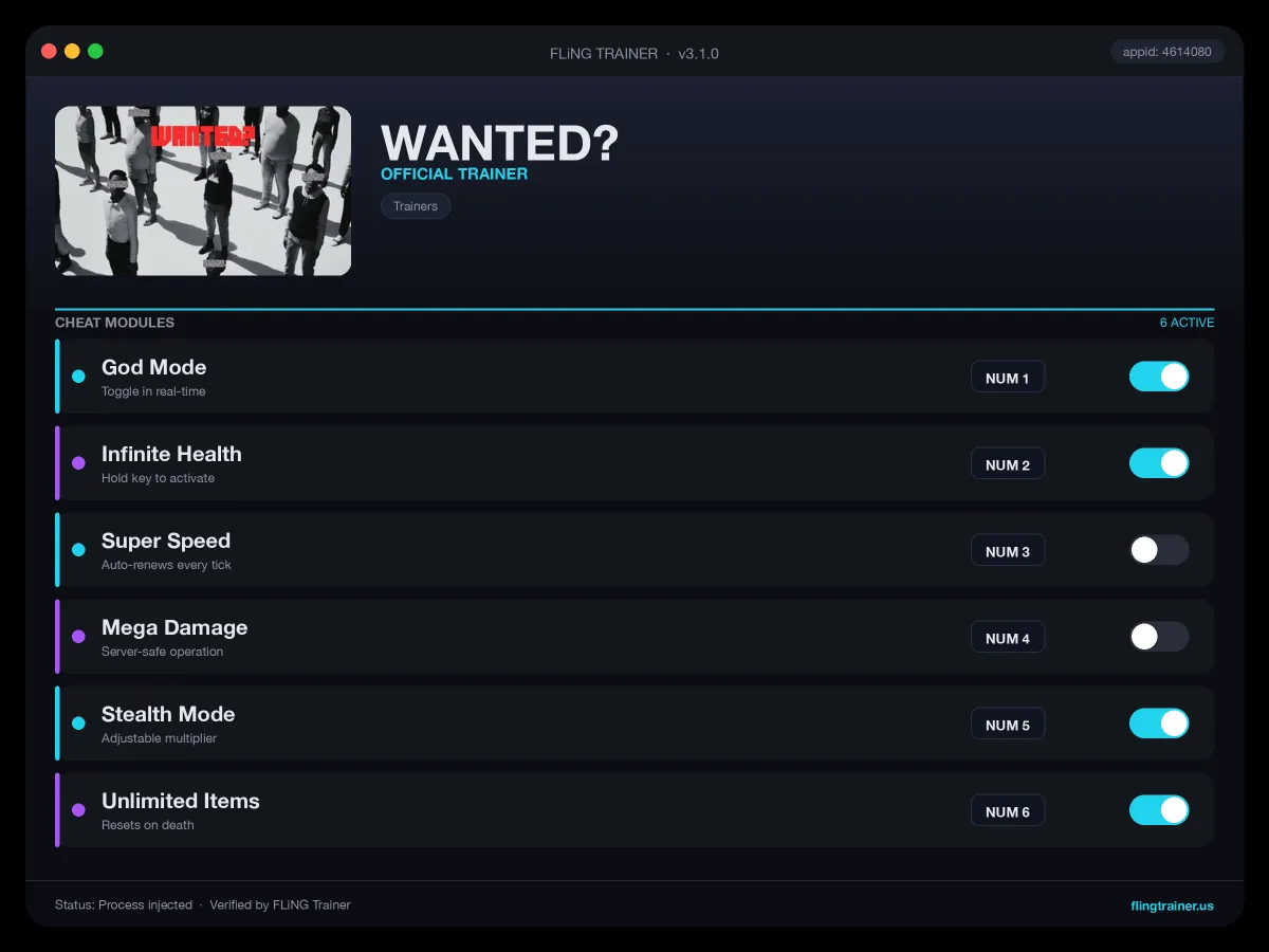 WANTED? Trainer interface