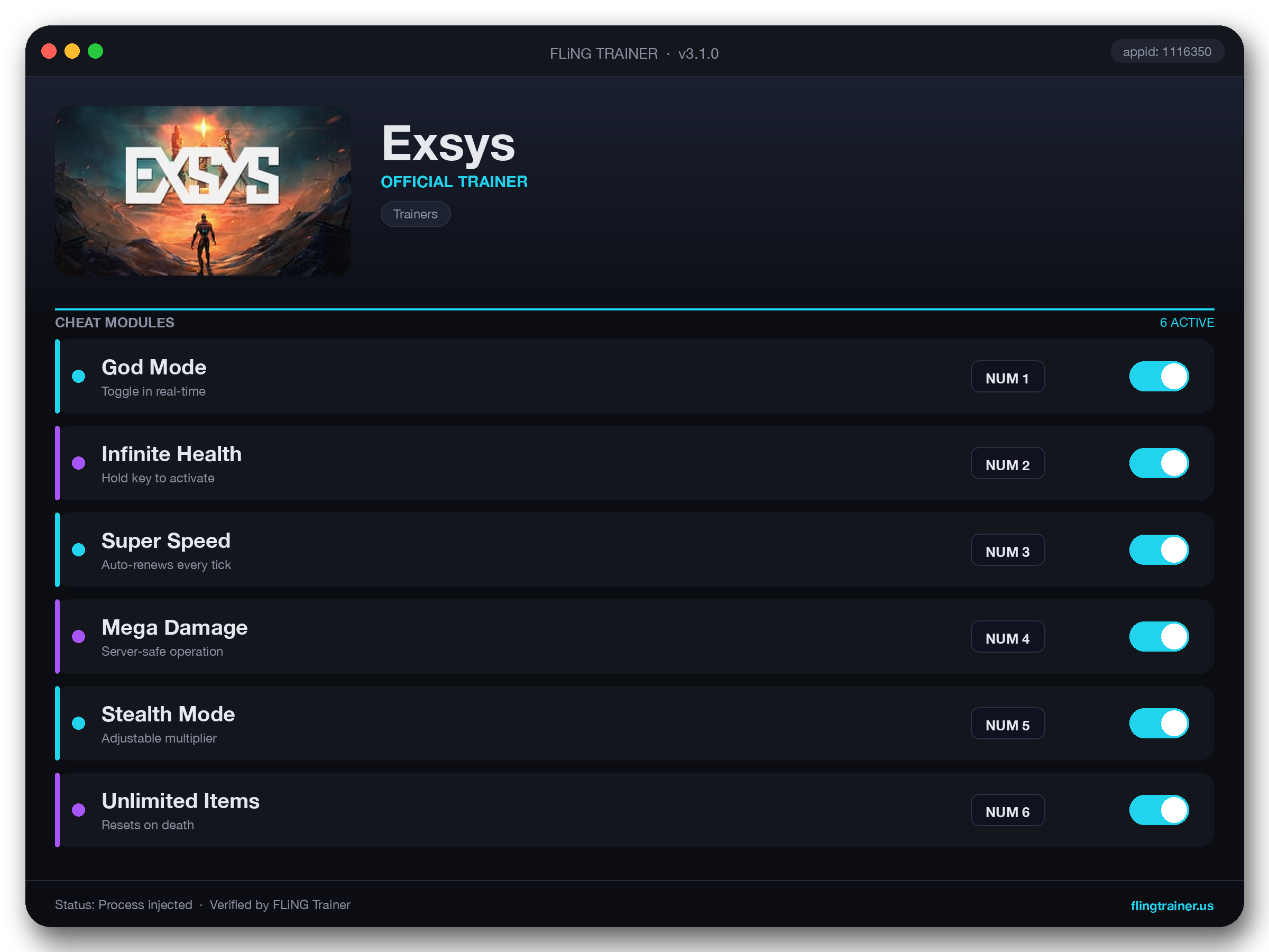 Exsys Trainer interface