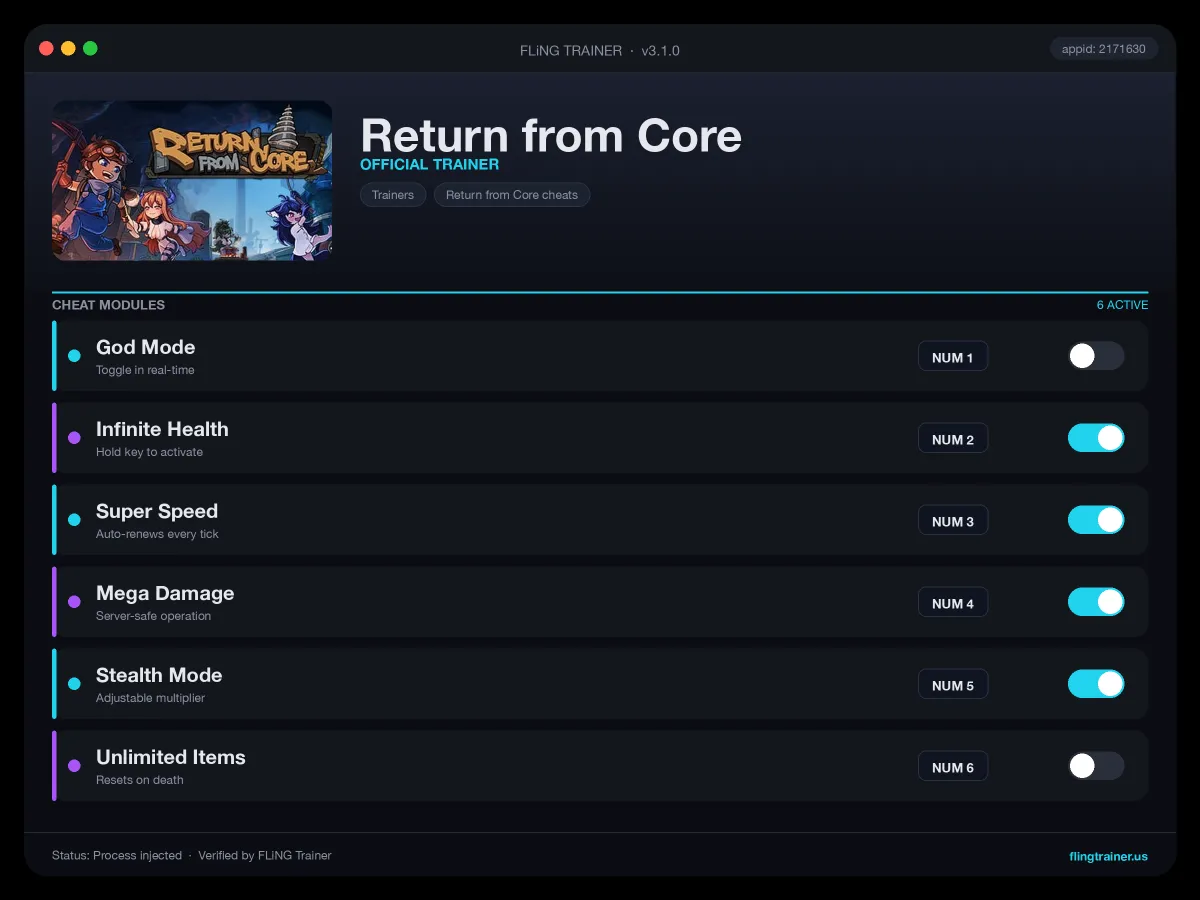 Return from Core Trainer interface