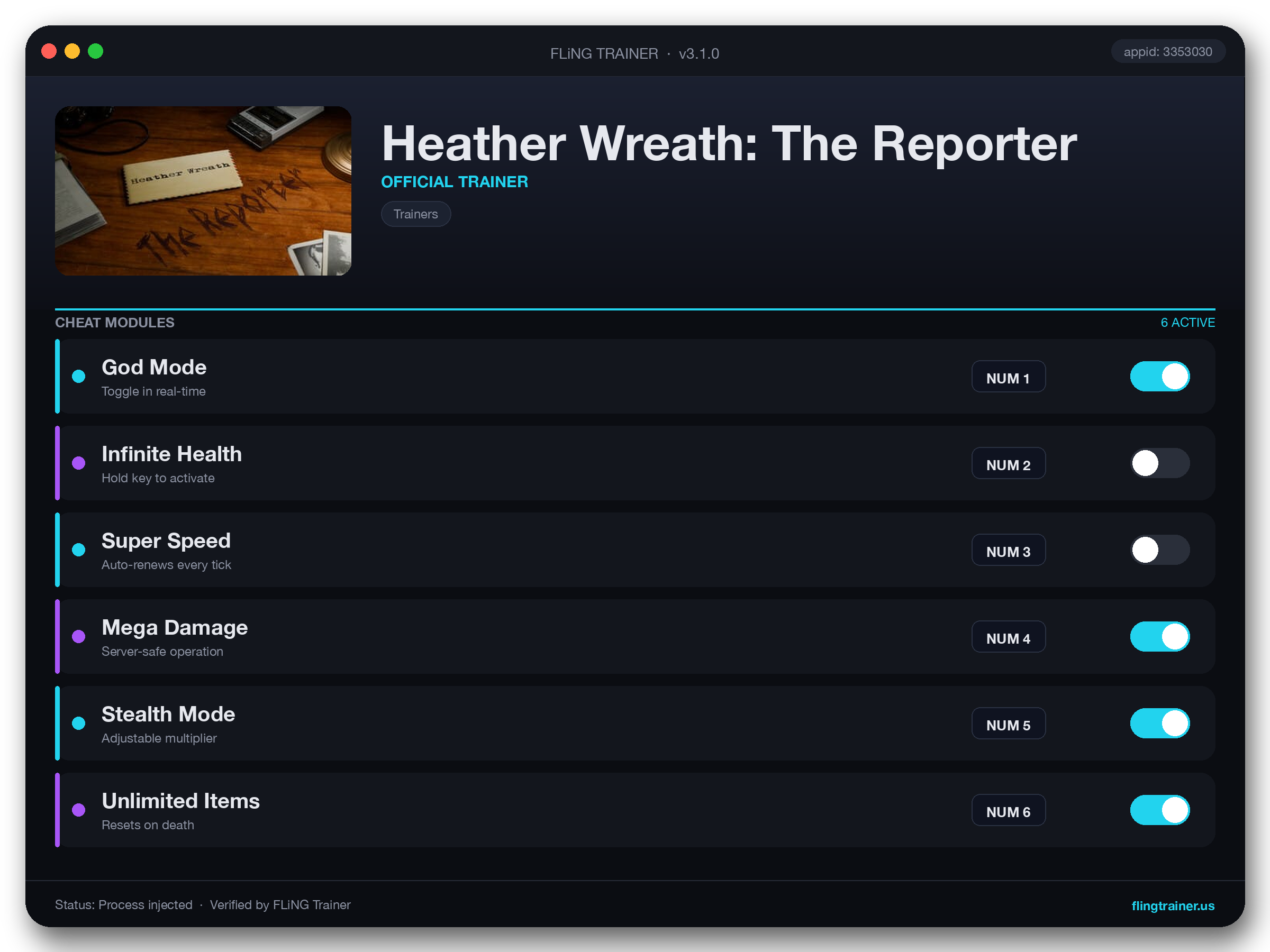 Heather Wreath: The Reporter Trainer interface