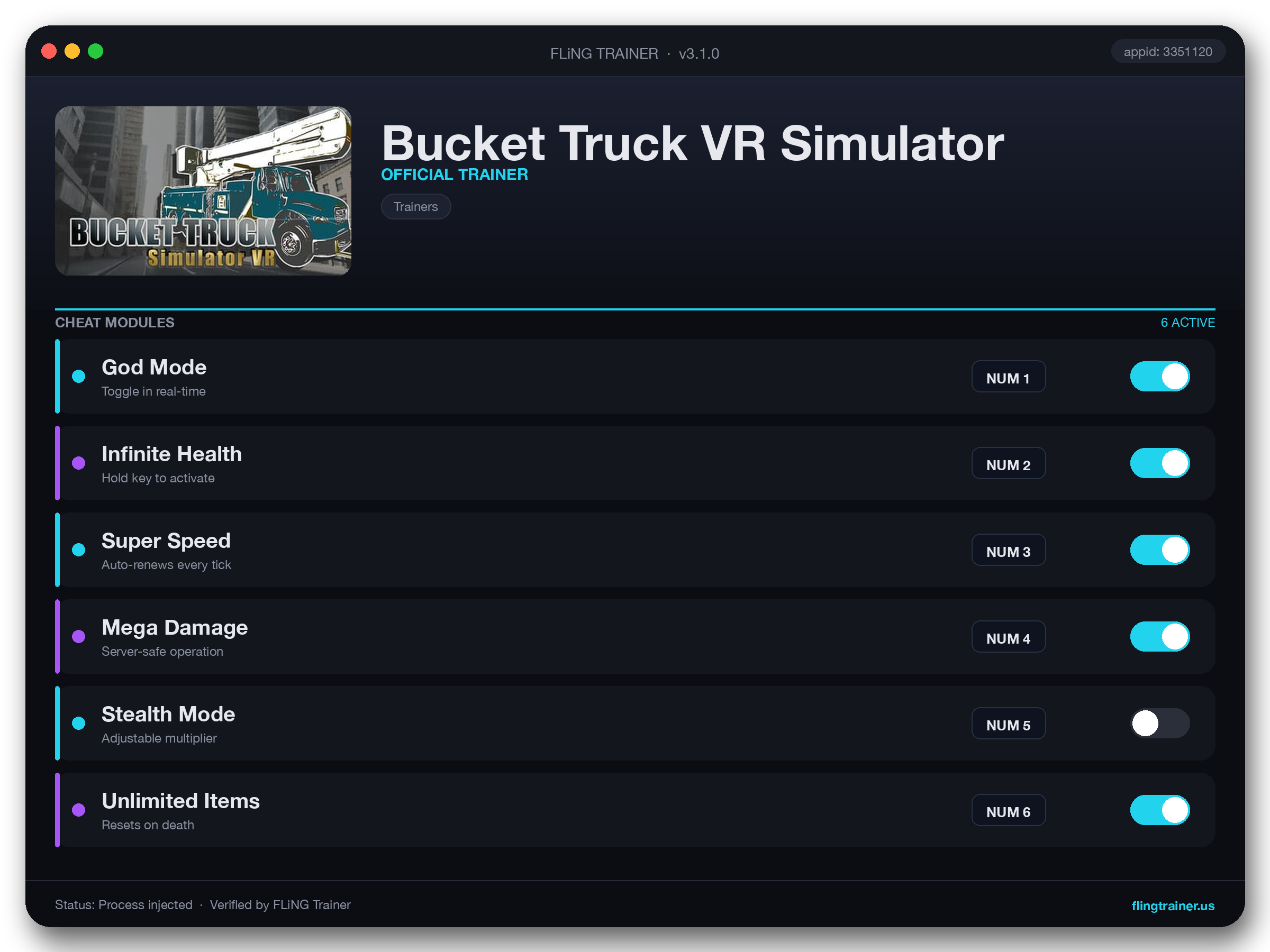 Bucket Truck VR Simulator Trainer interface