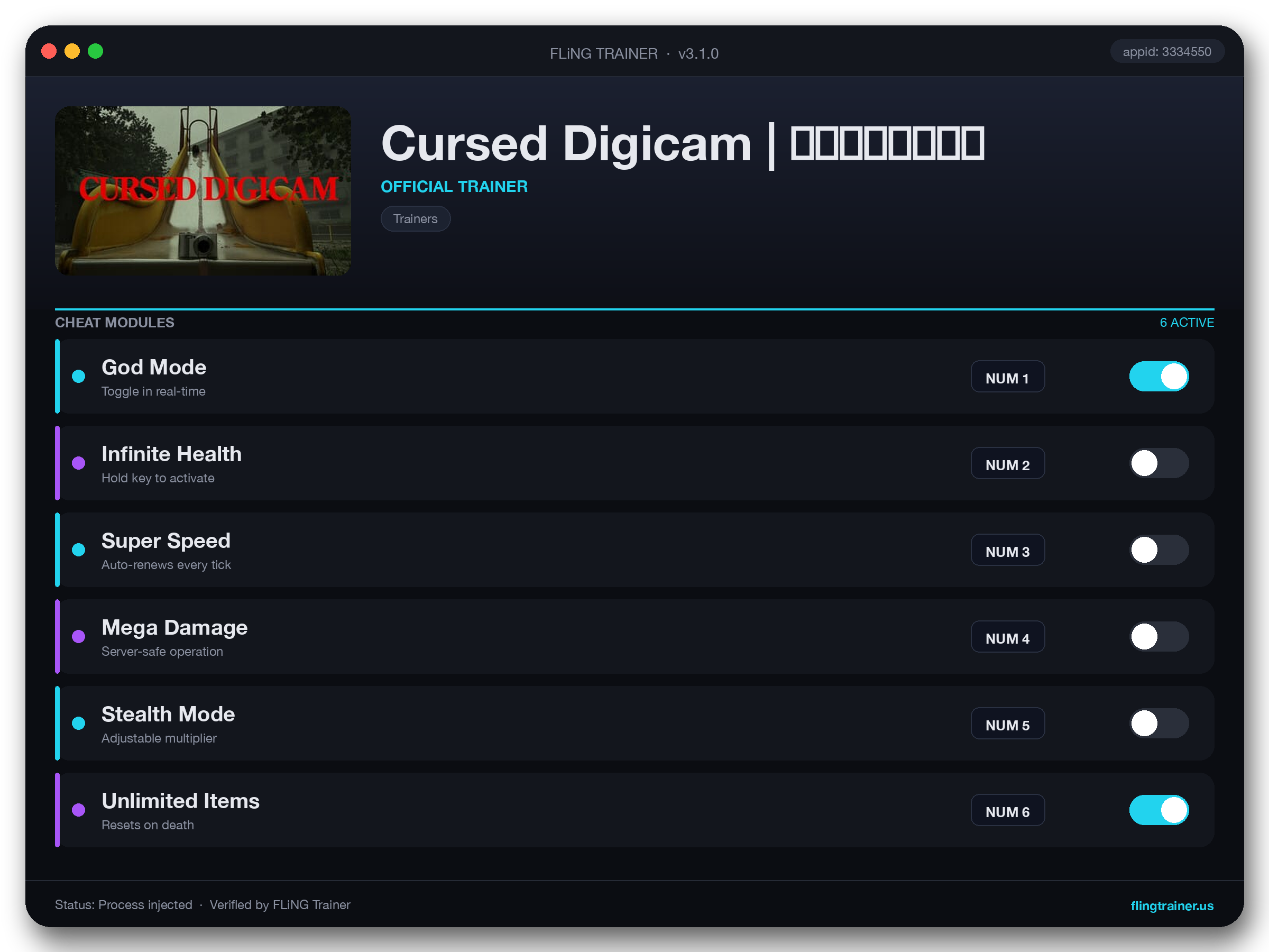 Cursed Digicam | 呪われたデジカメ Trainer interface