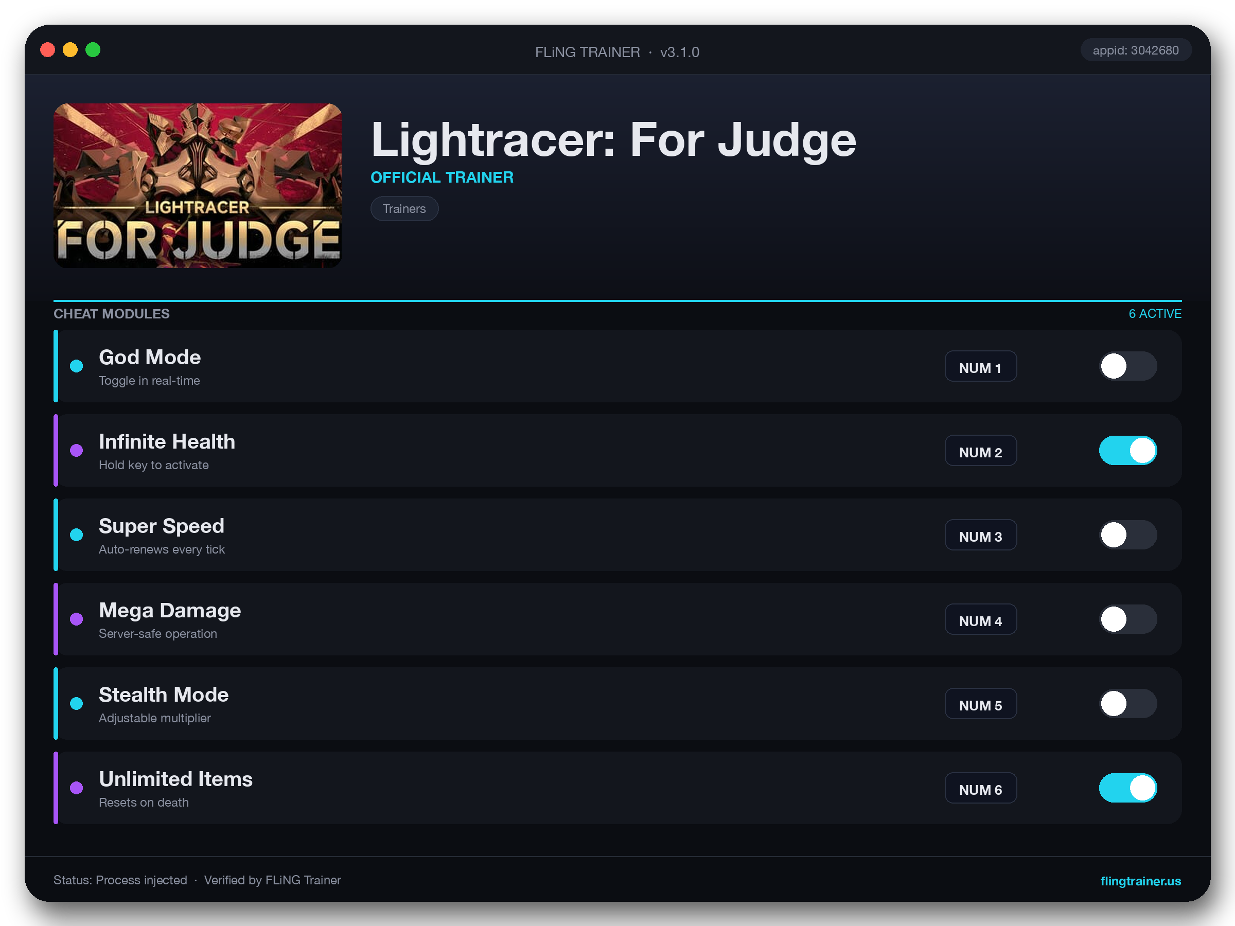 Lightracer: For Judge Trainer interface