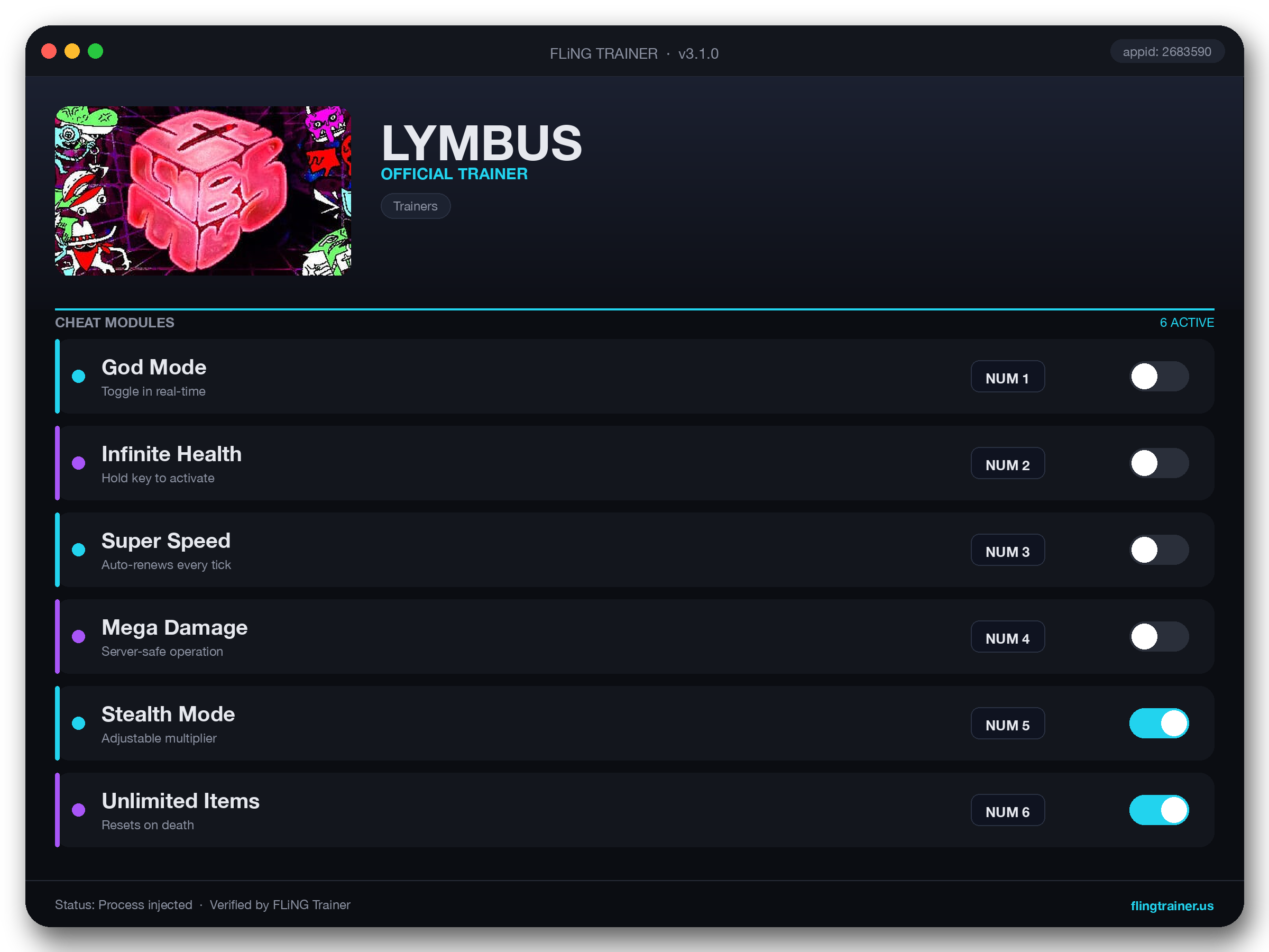 LYMBUS Trainer interface