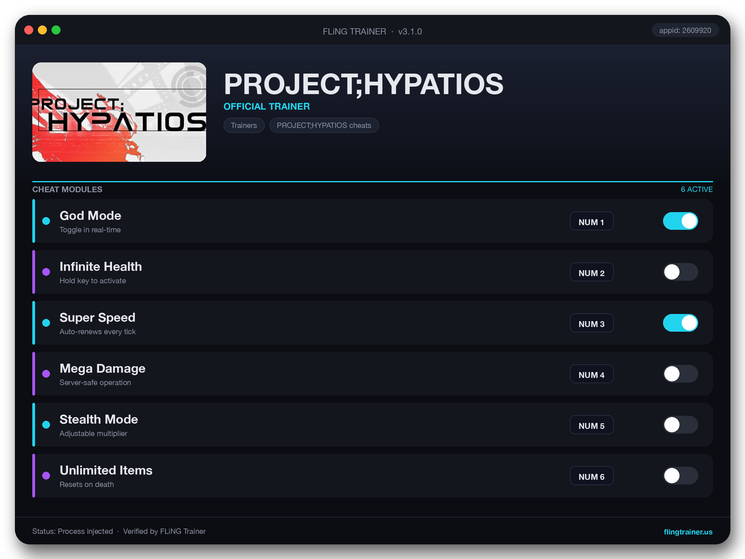 PROJECT;HYPATIOS Trainer interface