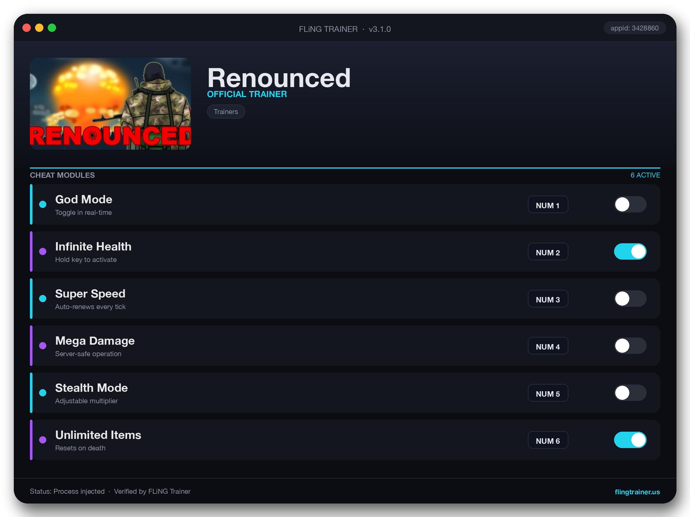 Renounced Trainer interface