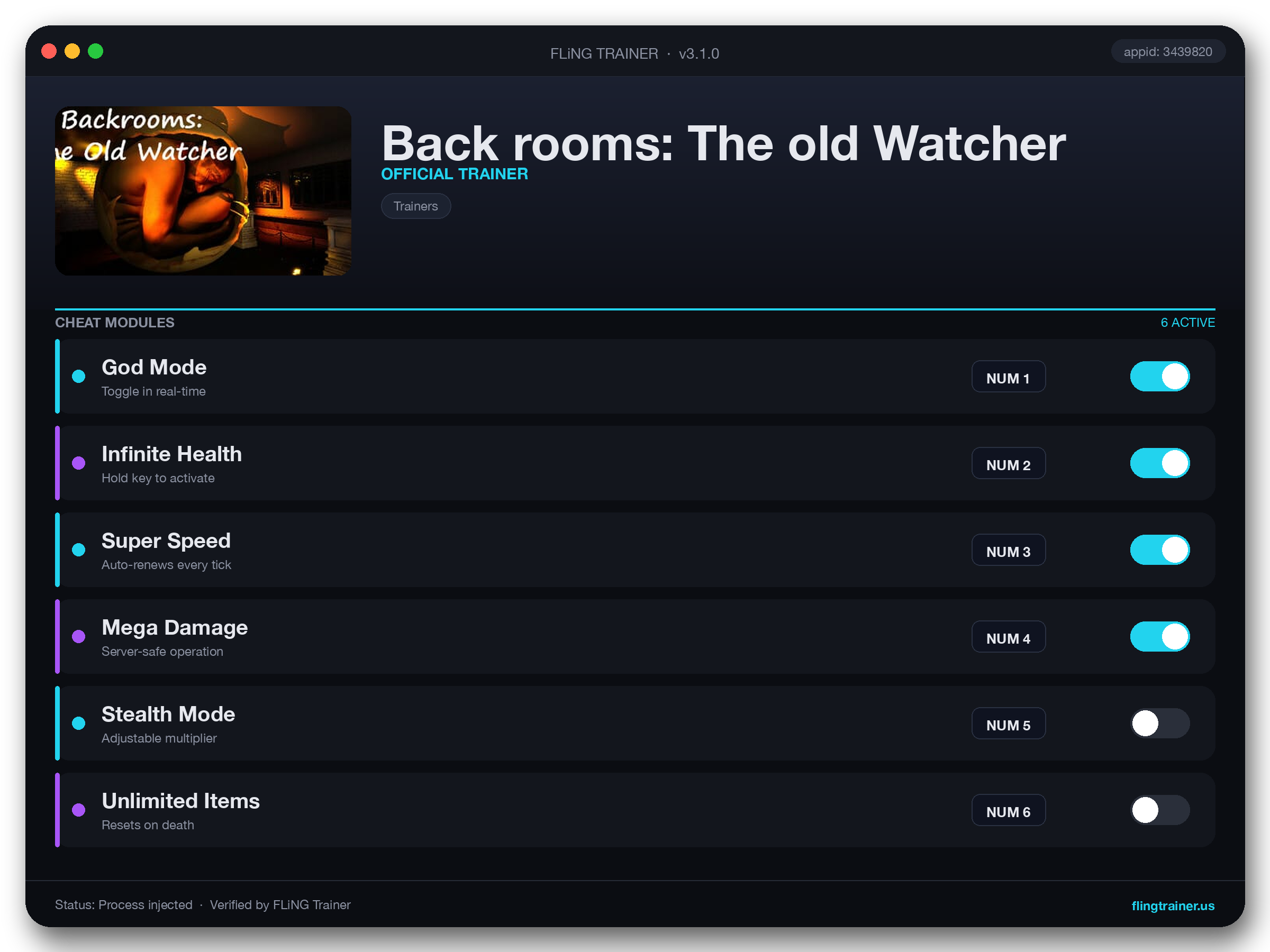 Back rooms: The old Watcher Trainer interface