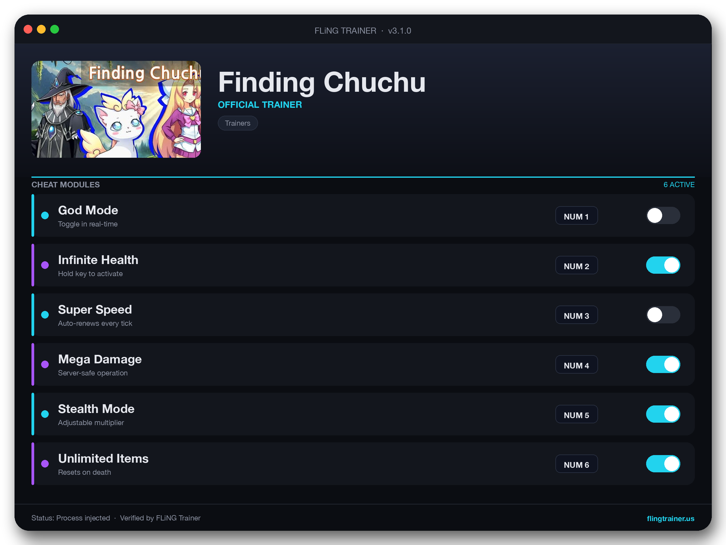 Finding Chuchu Trainer interface