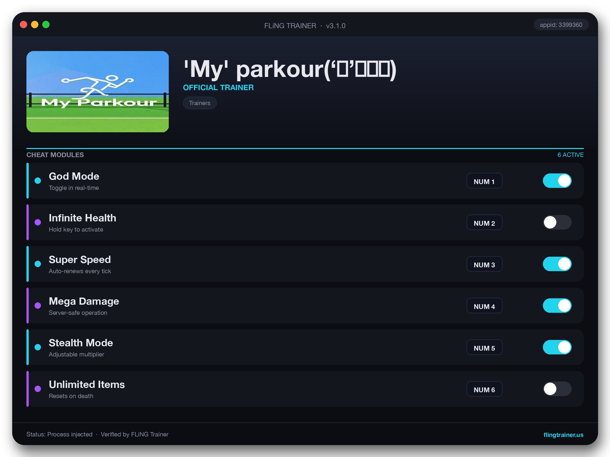 ‘My’ parkour(‘我’的跑酷) Trainer