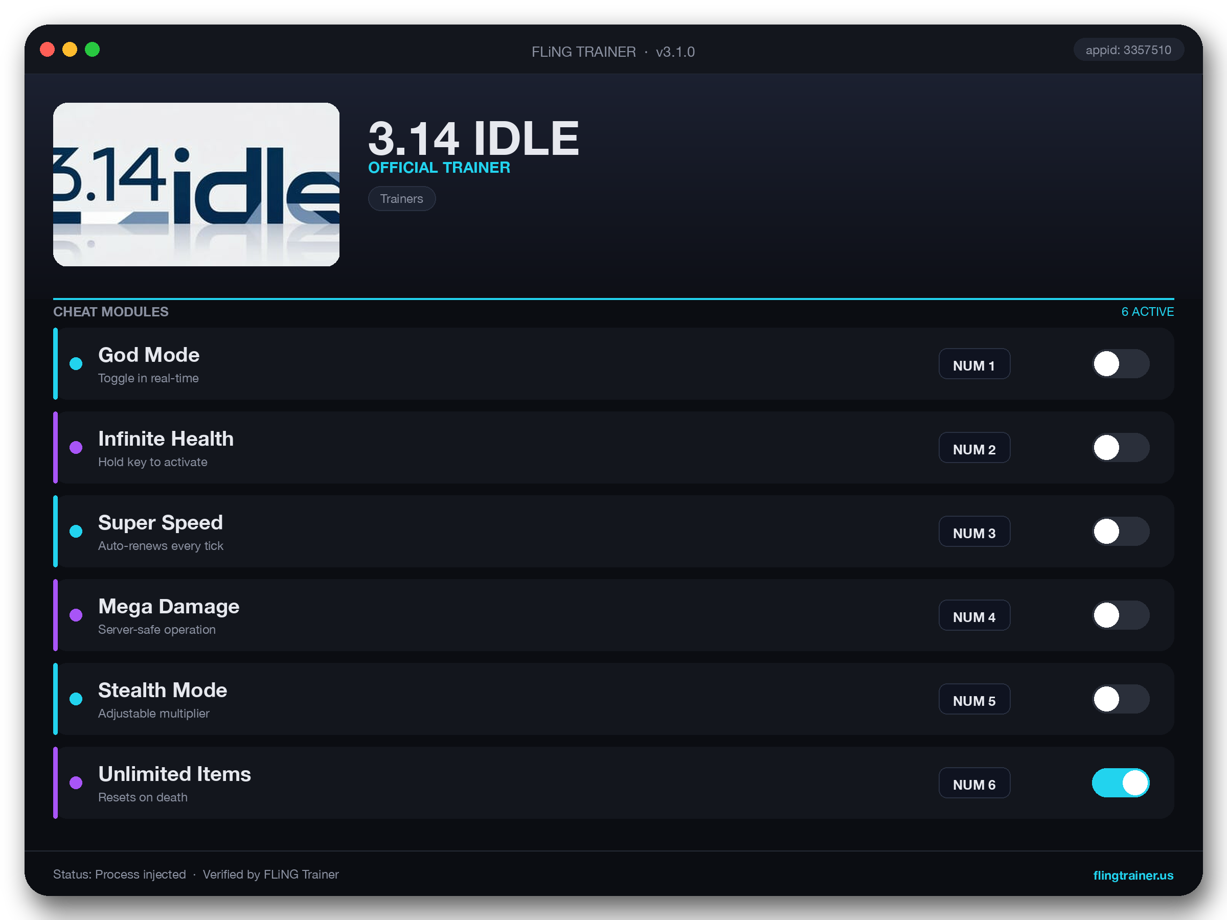 3.14 IDLE Trainer interface