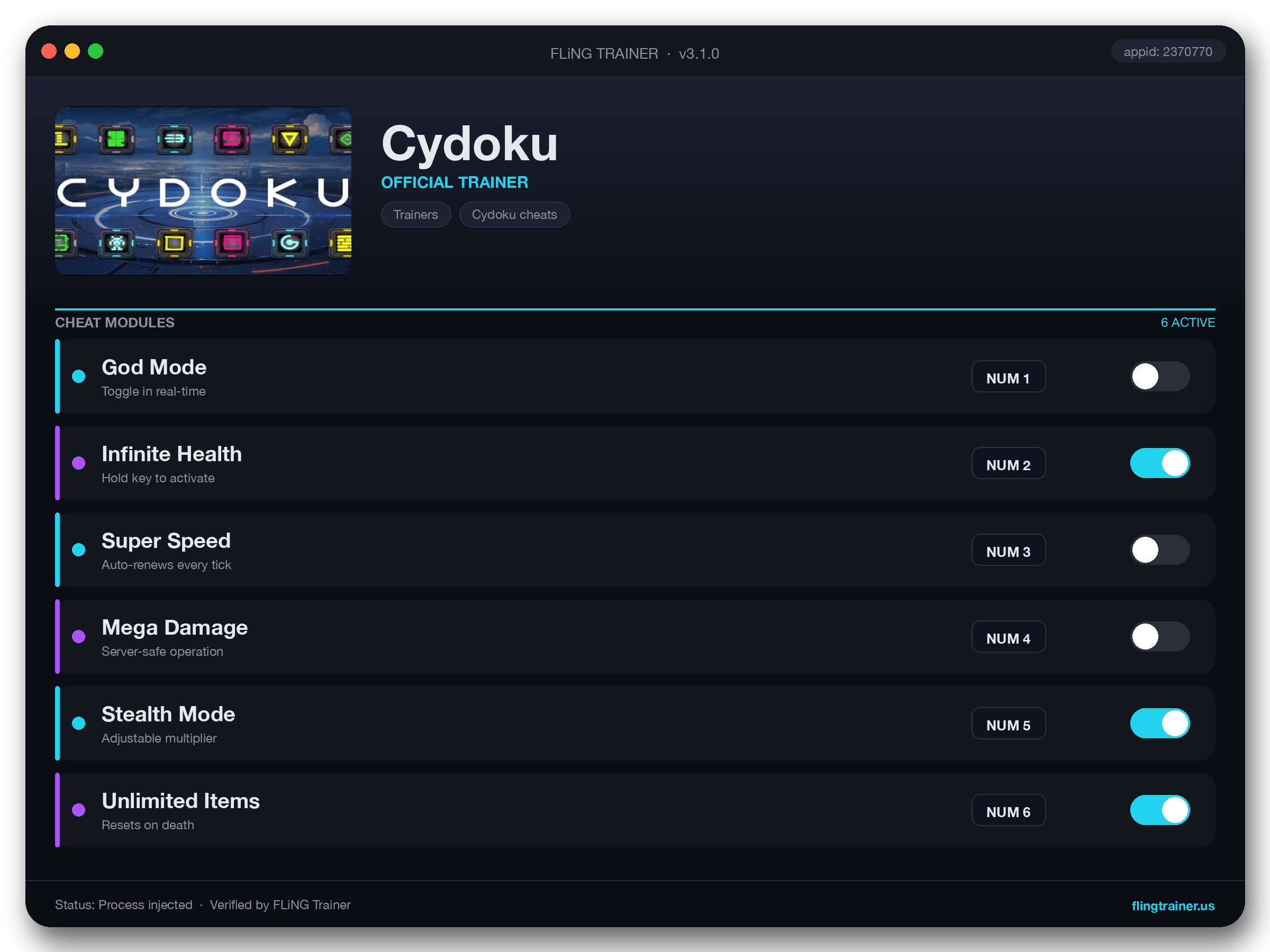 Cydoku Trainer interface