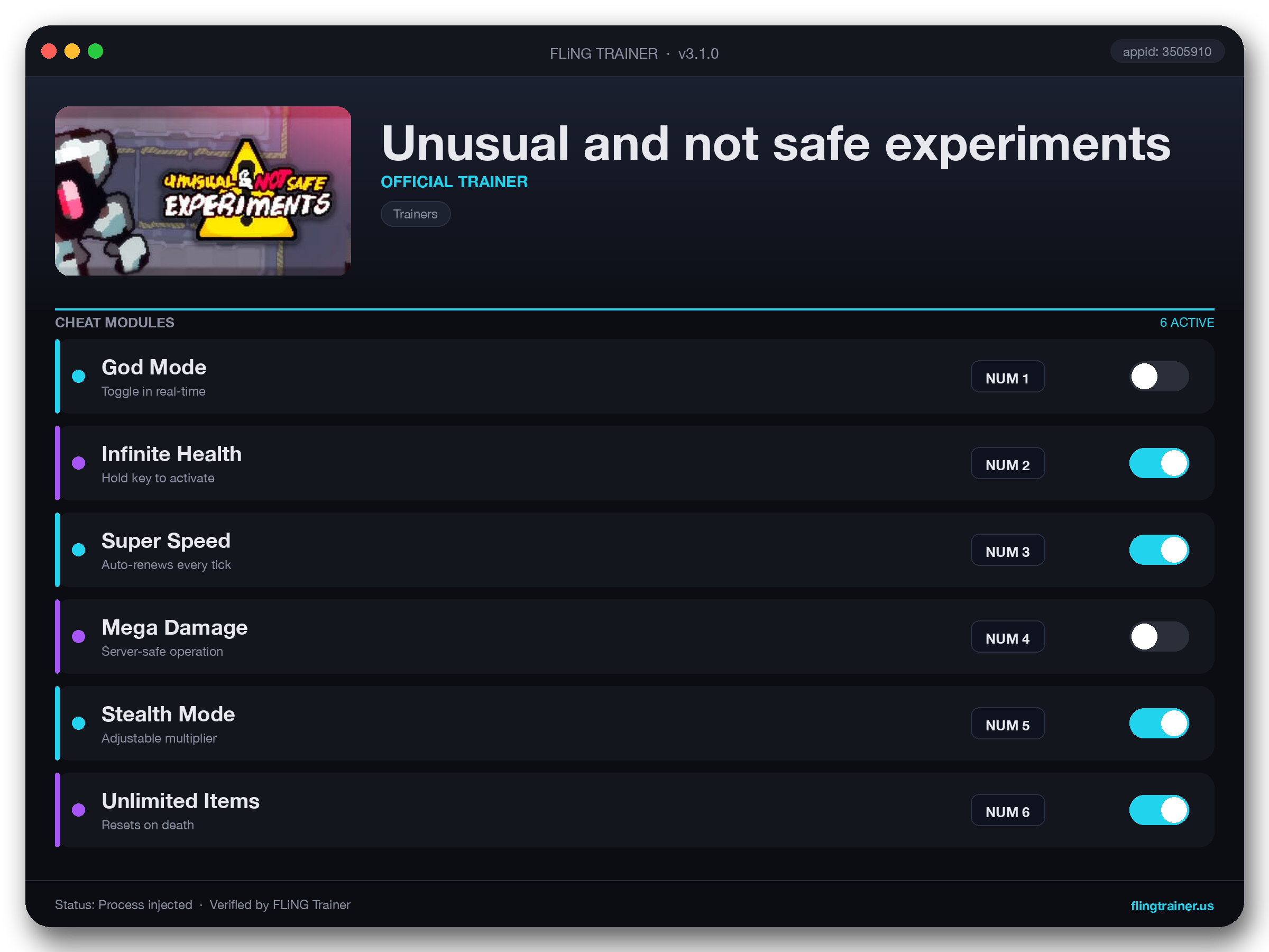 Unusual and not safe experiments Trainer interface