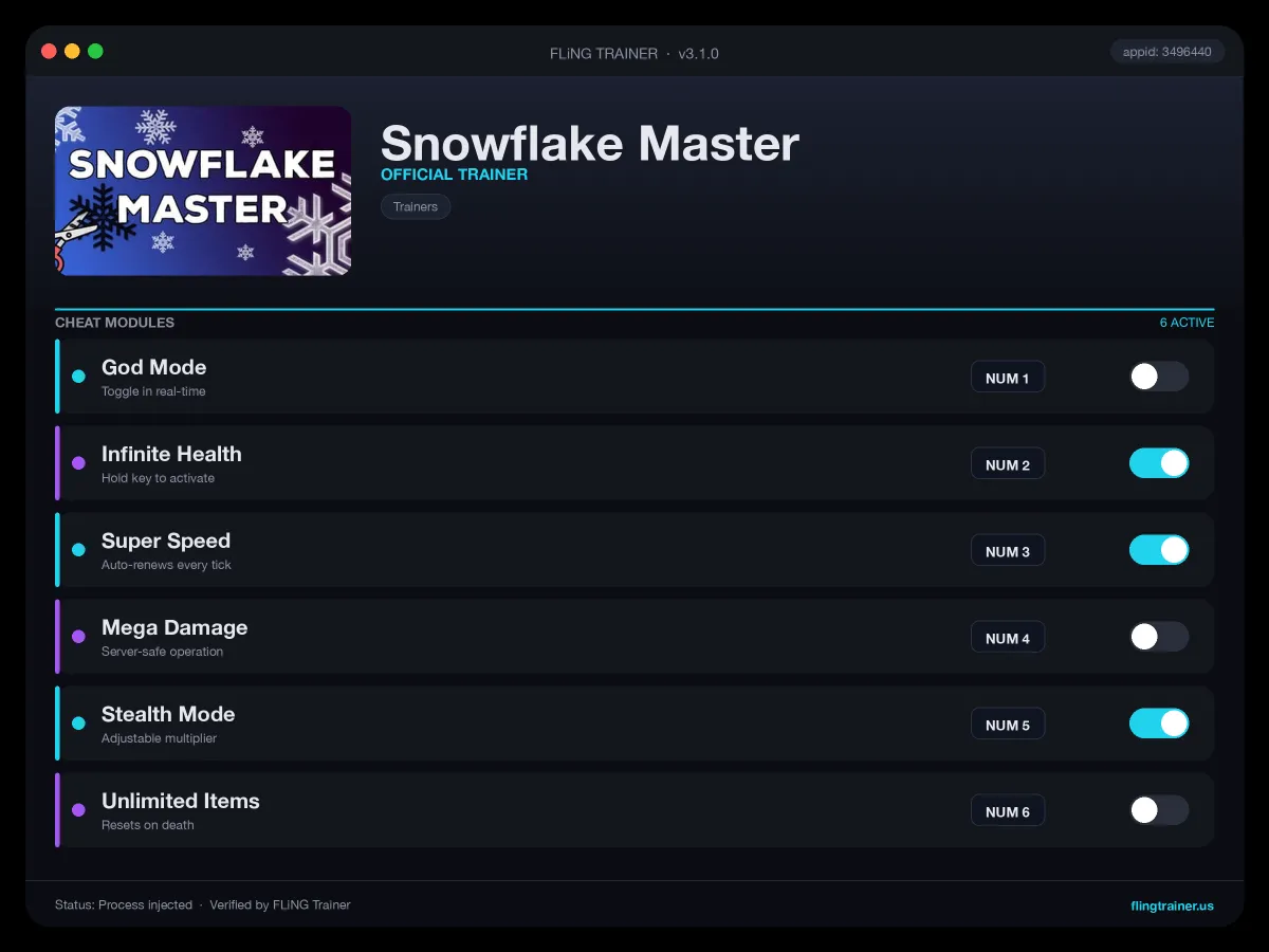 Snowflake Master Trainer interface