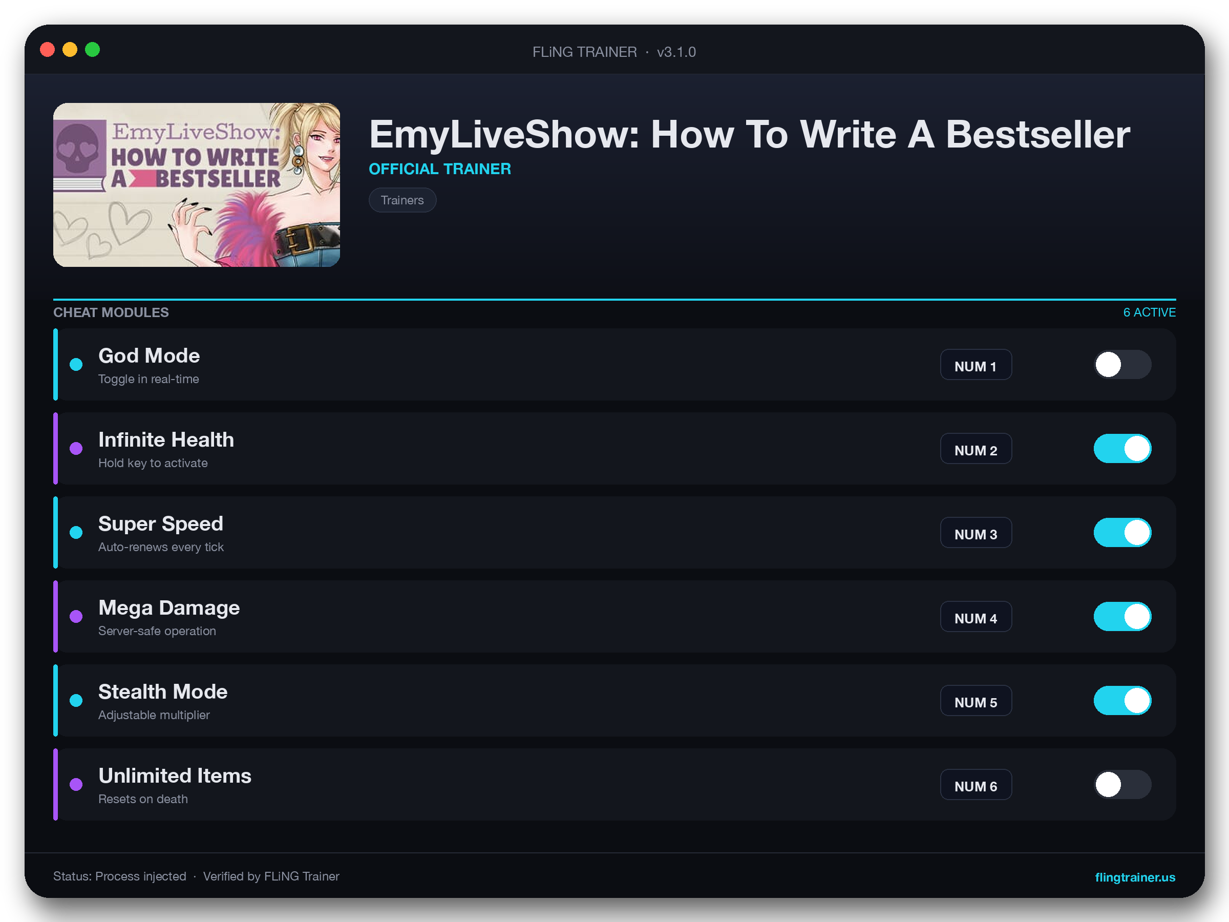 EmyLiveShow: How To Write A Bestseller Trainer interface