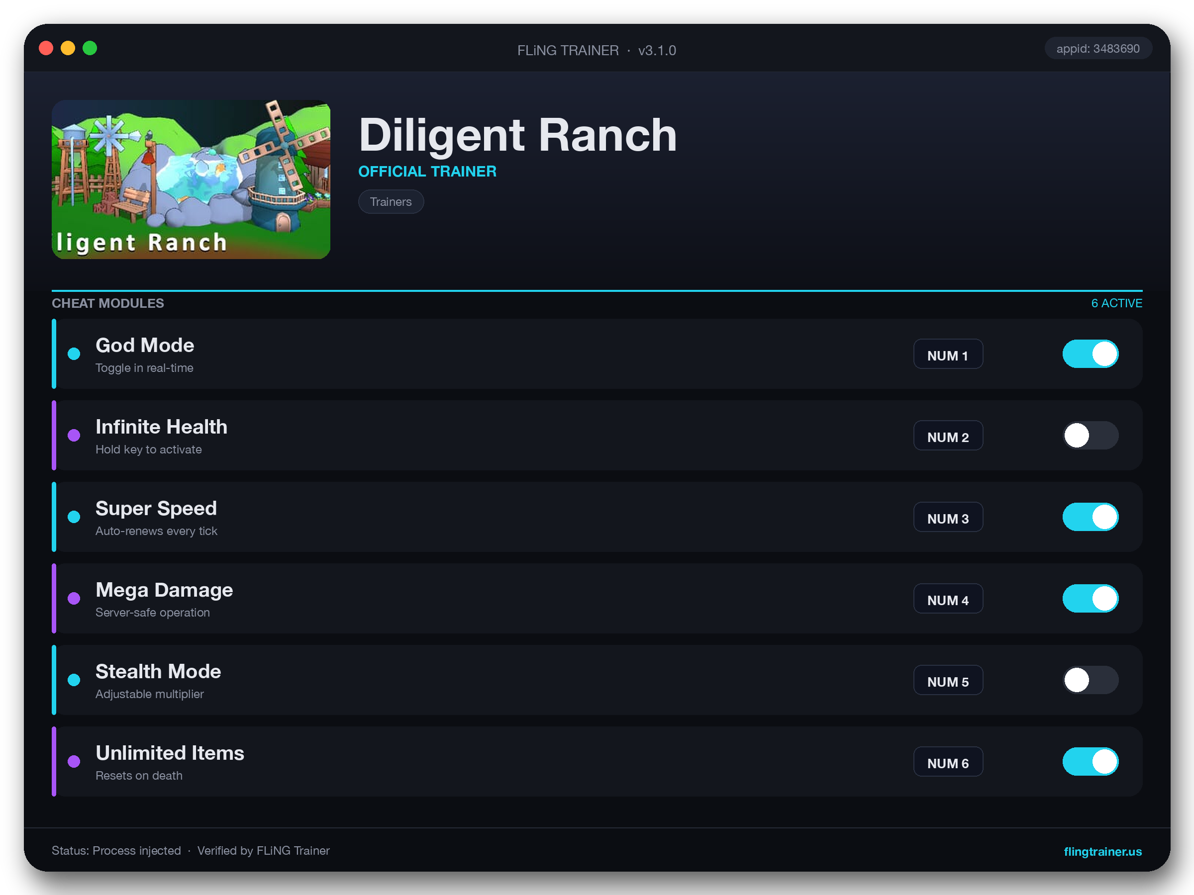 Diligent Ranch Trainer interface