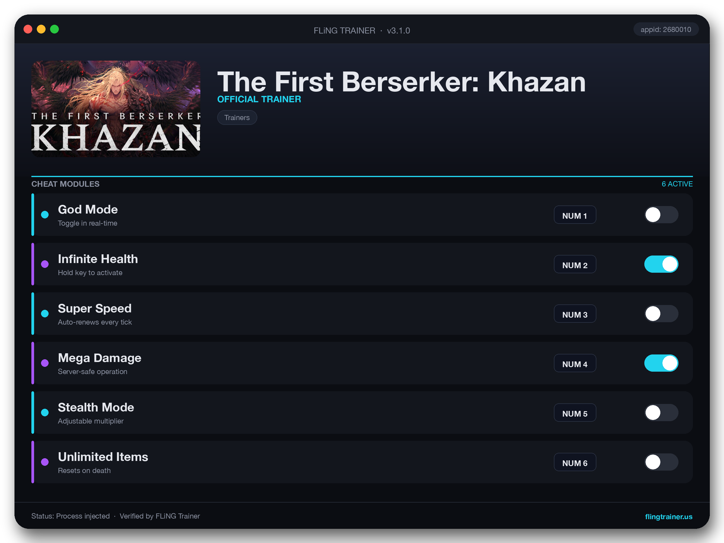 The First Berserker: Khazan Trainer interface