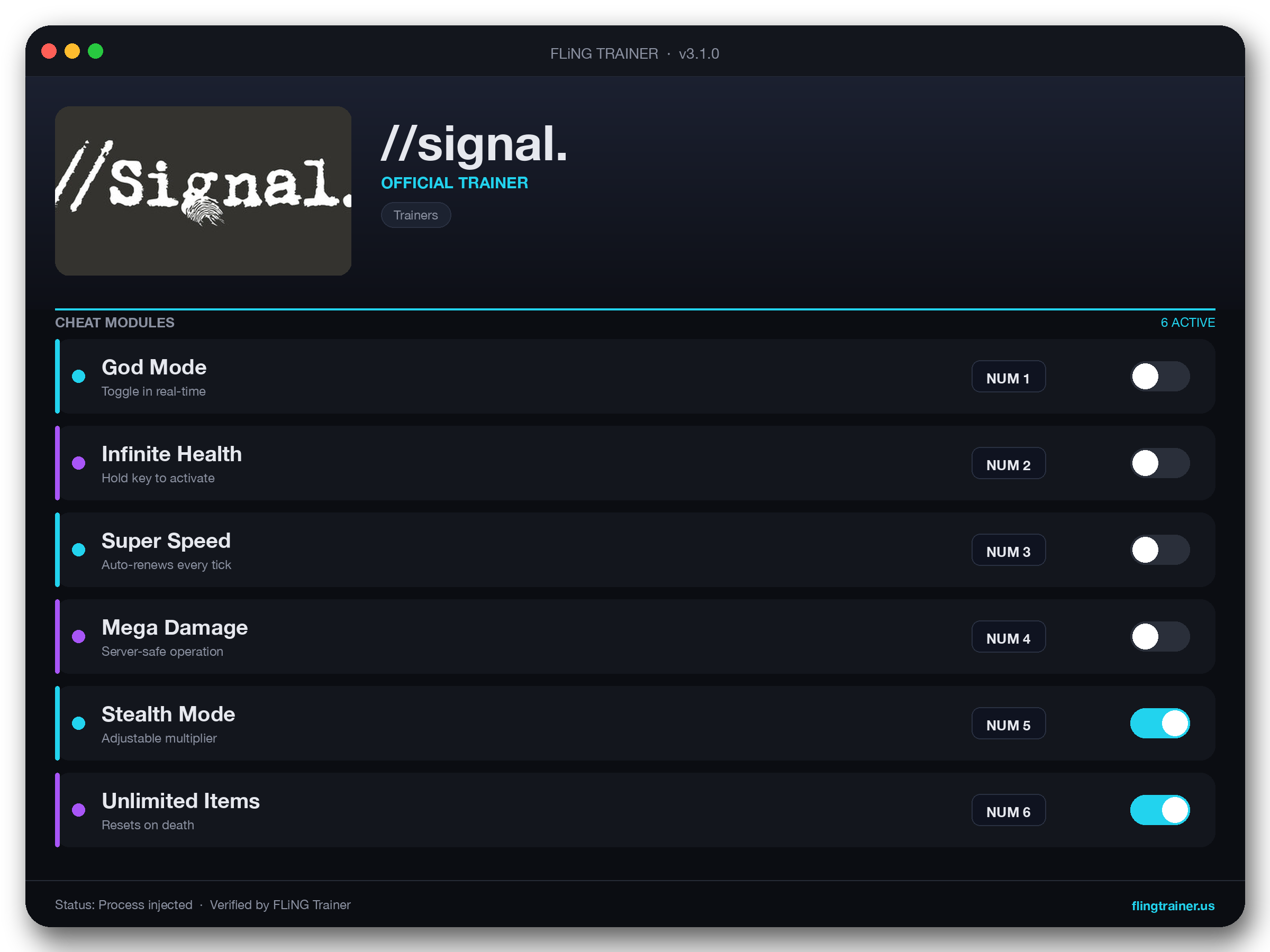 //signal. Trainer interface