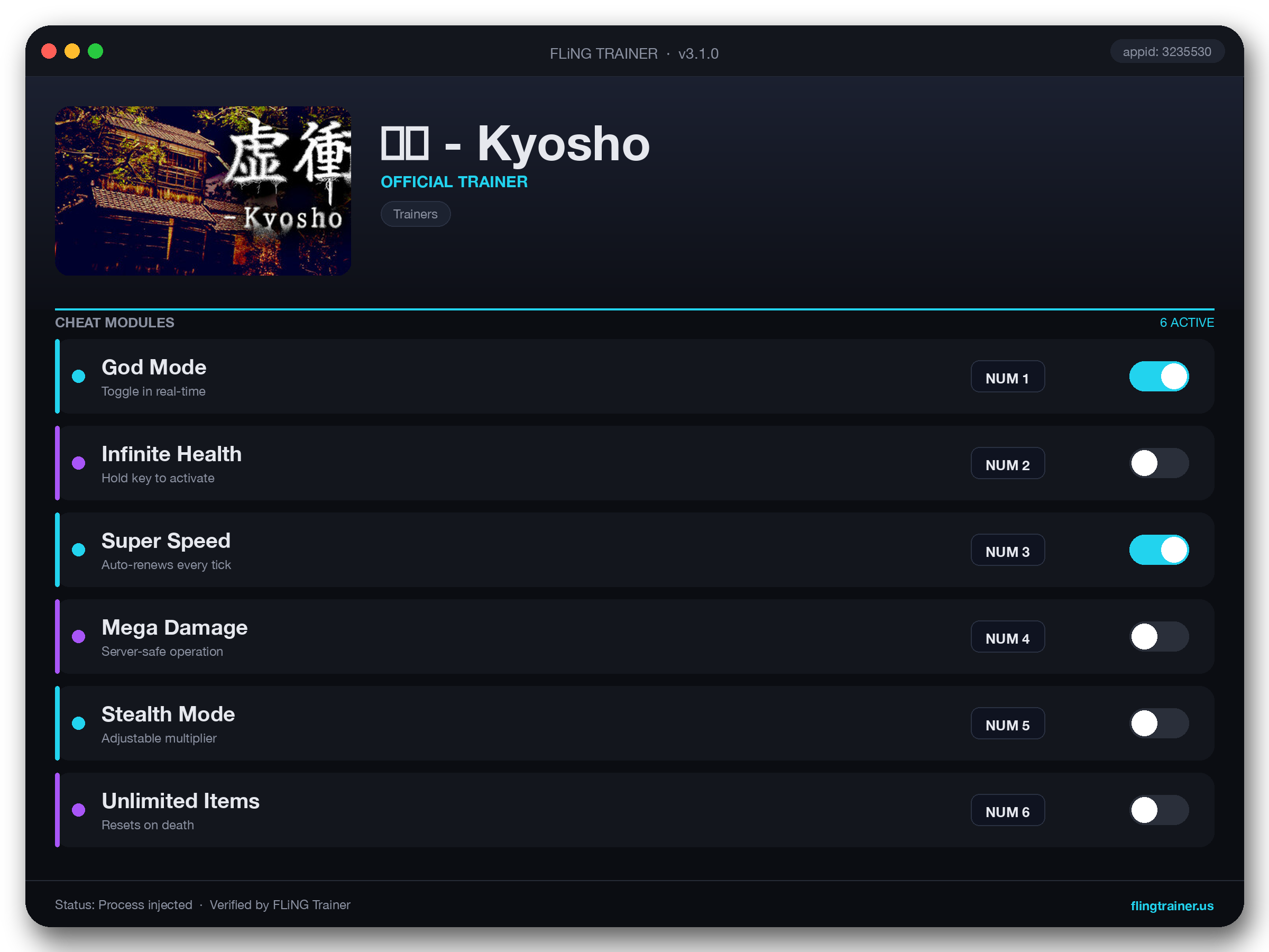 虚衝 - Kyosho Trainer interface