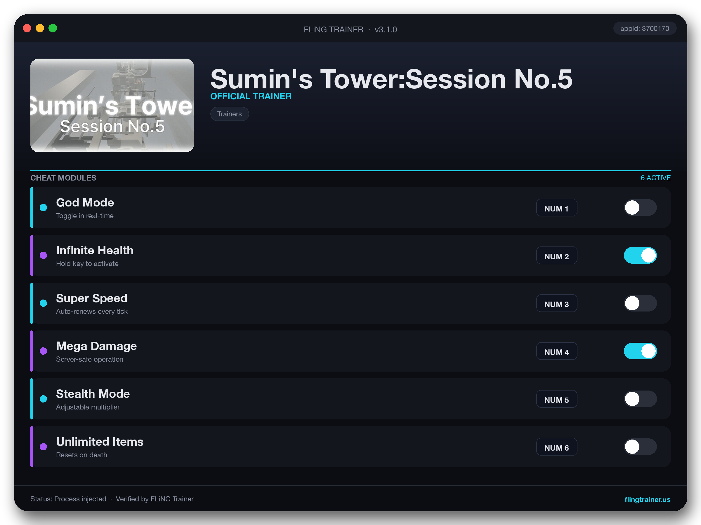 Sumin's Tower:Session No.5 Trainer interface