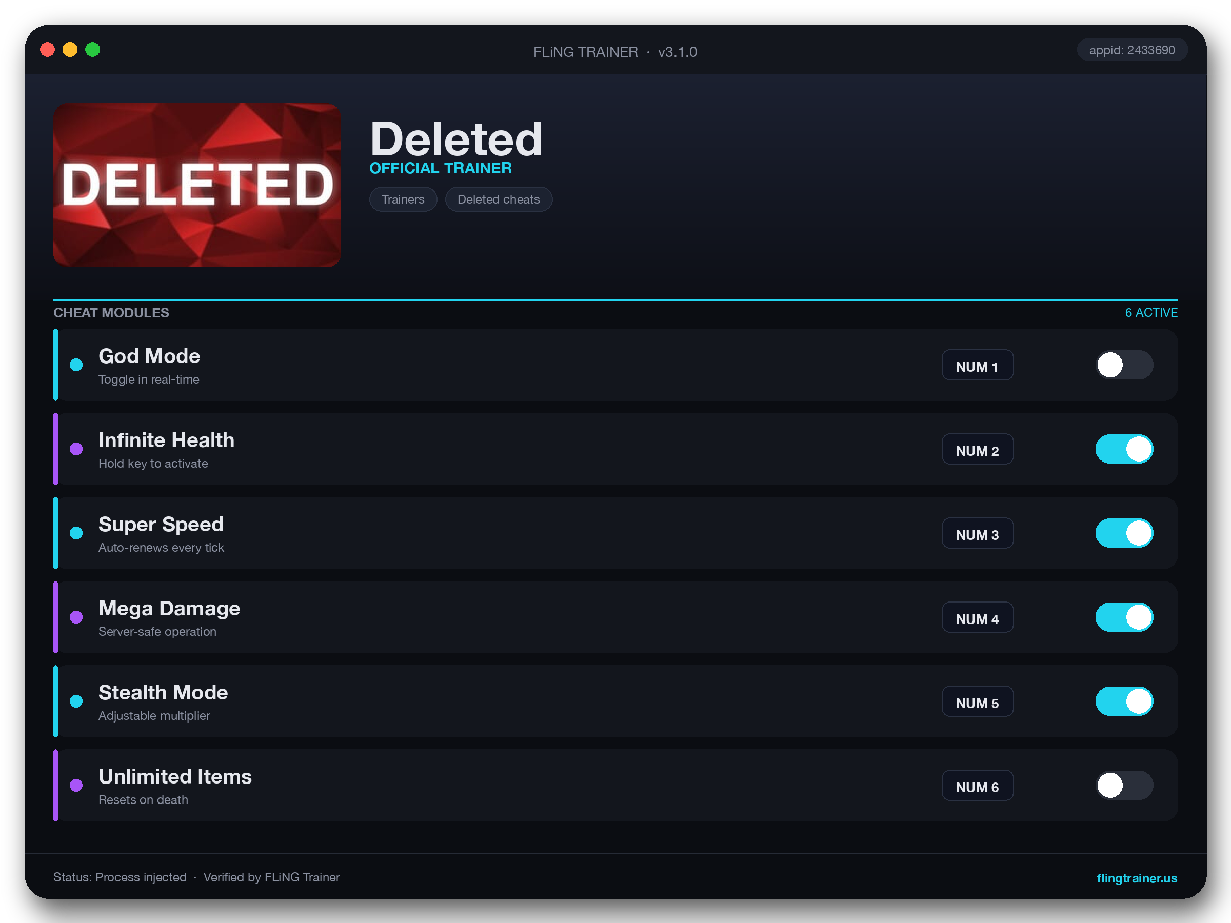 Deleted Trainer interface